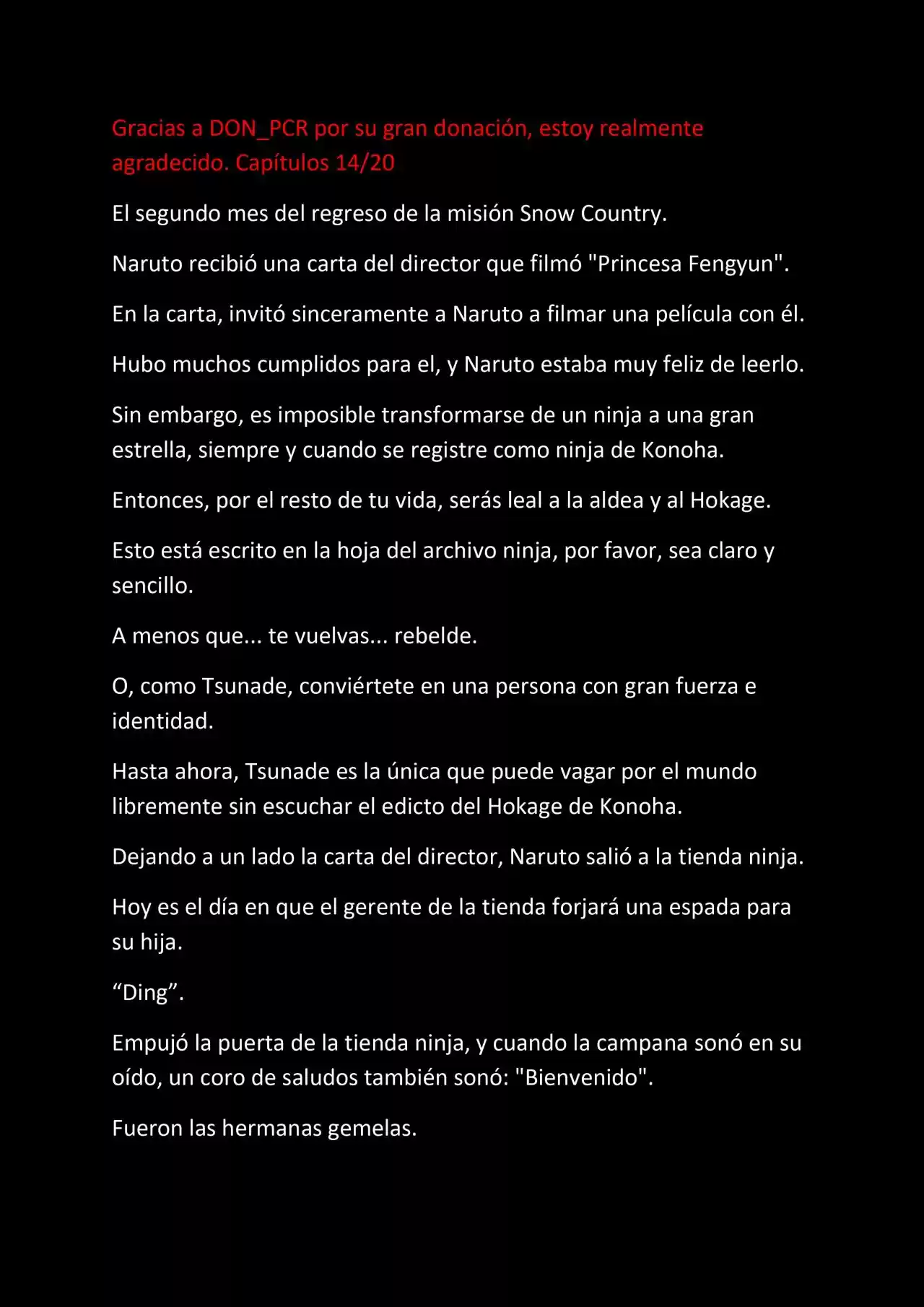La Supremacia De Naruto (Novela) - Capítulo 61 - Página 2 - LectorTMOo
