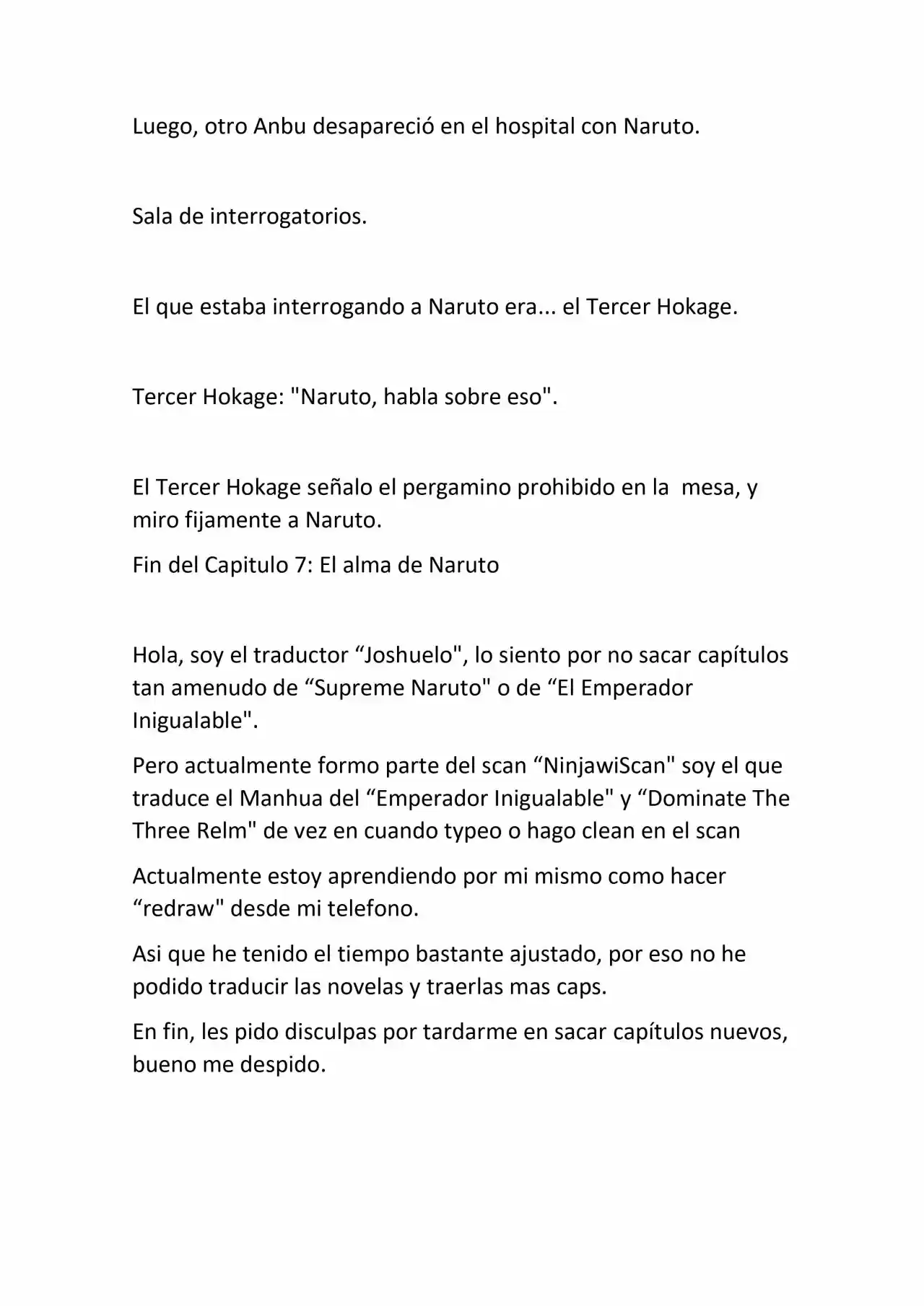 La Supremacia De Naruto (Novela) - Capítulo 7 - Página 9 - LectorTMOo