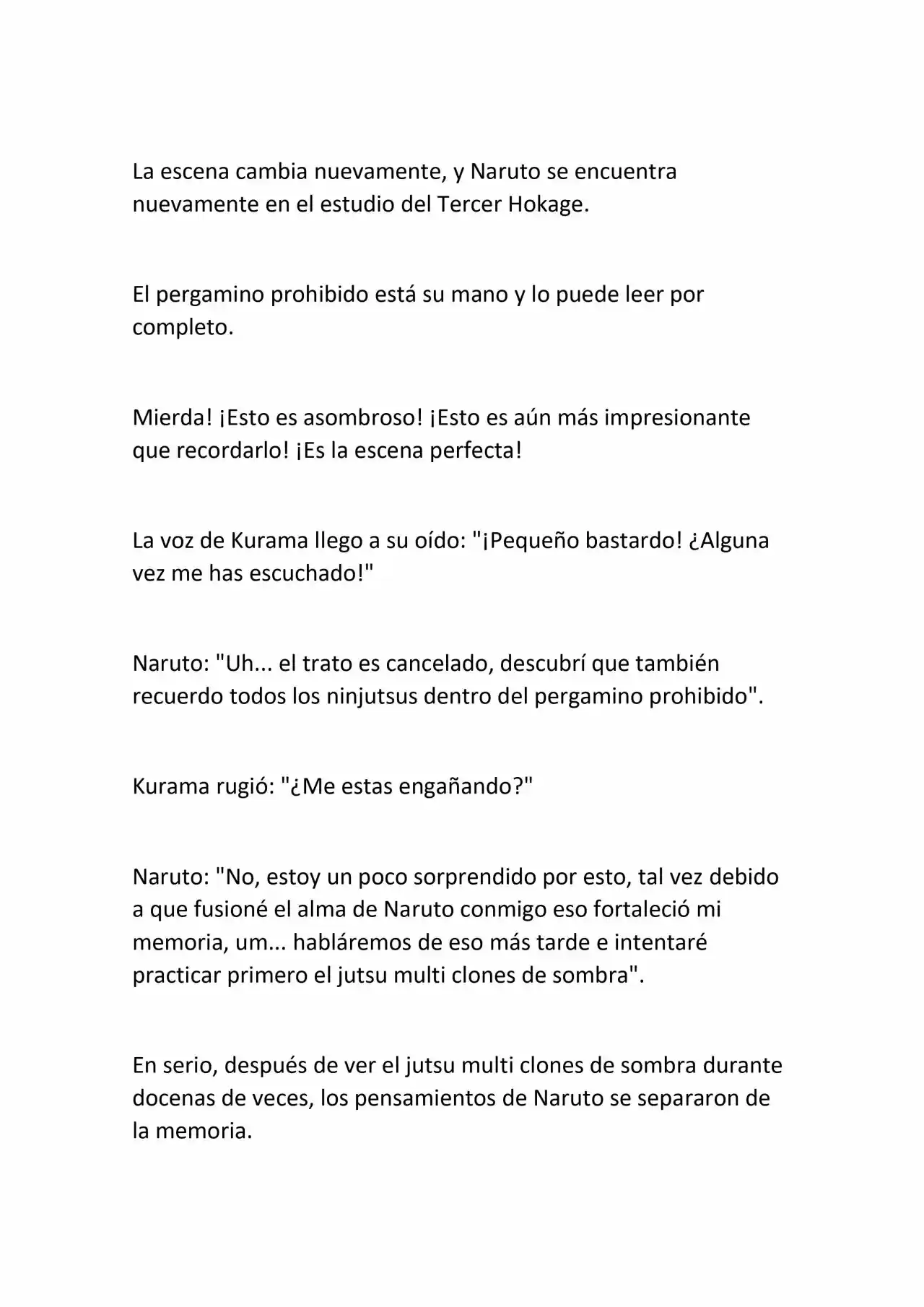La Supremacia De Naruto (Novela) - Capítulo 9 - Página 5 - LectorTMOo