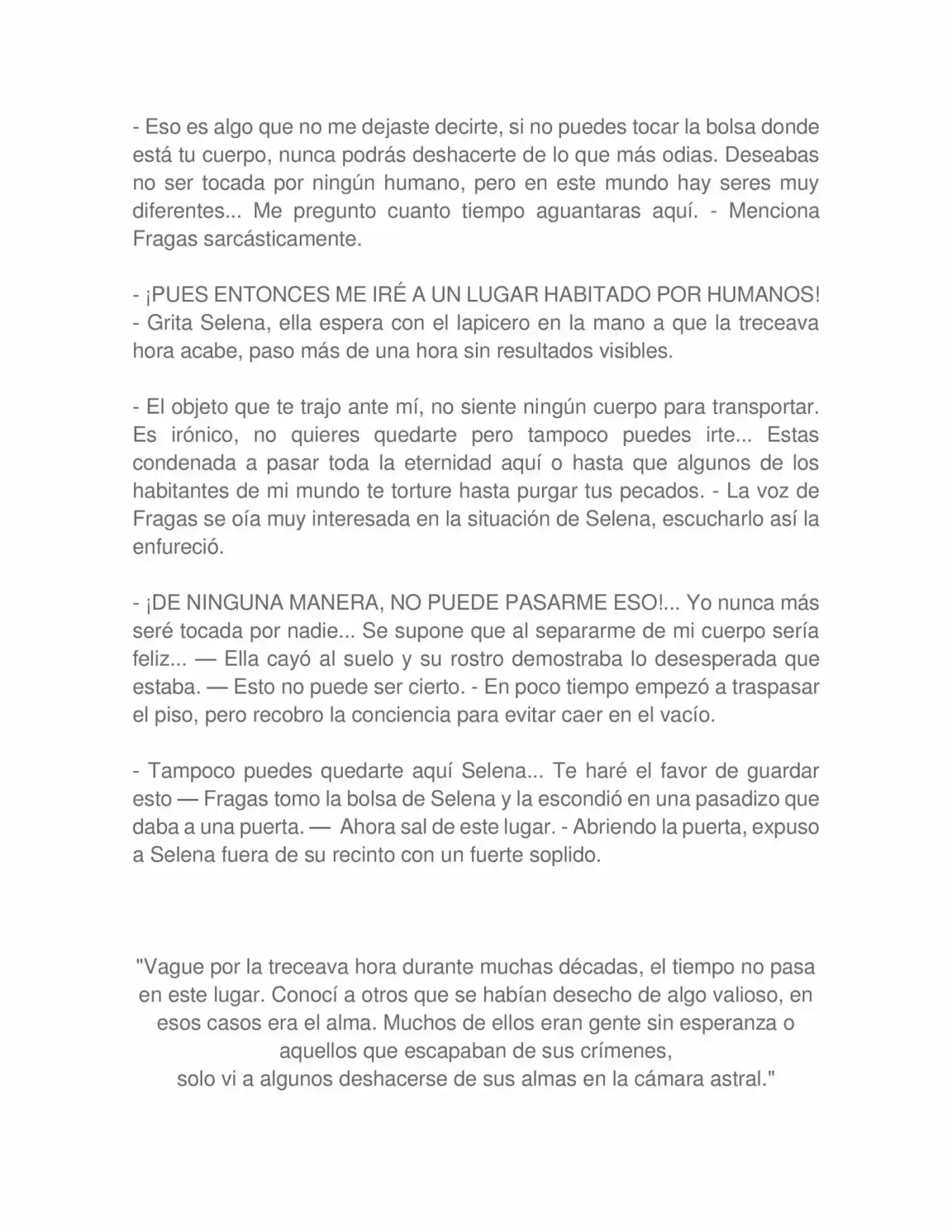 La Treceava Hora (Novela) - Capítulo 4 - Página 9 - LectorTMOo