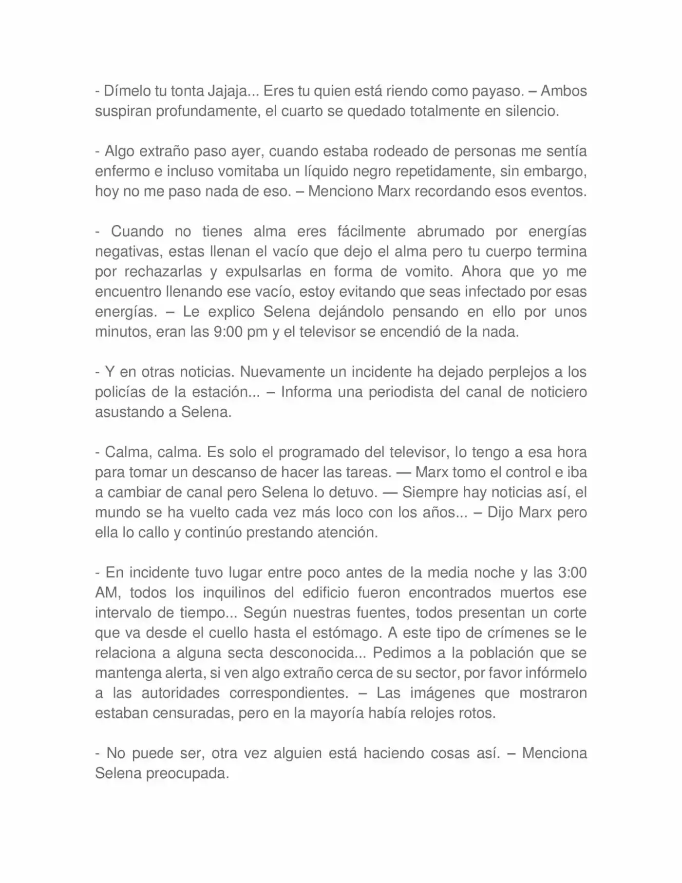 La Treceava Hora (Novela) - Capítulo 5 - Página 7 - LectorTMOo
