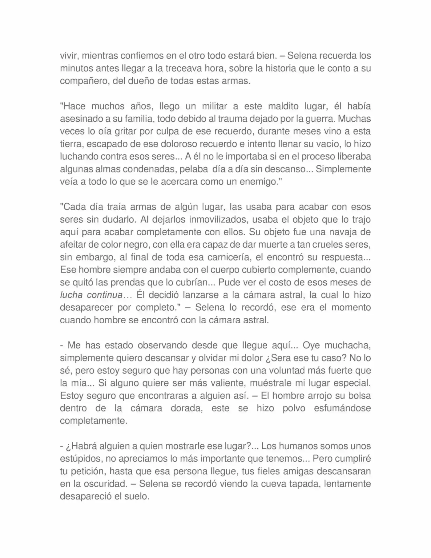 La Treceava Hora (Novela) - Capítulo 9 - Página 6 - LectorTMOo