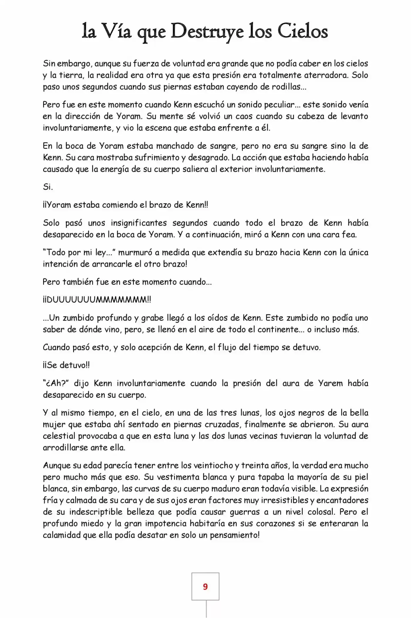 La Vía Que Destruye Los Cielos (Novela) - Capítulo - Página 9 - LectorTMOo
