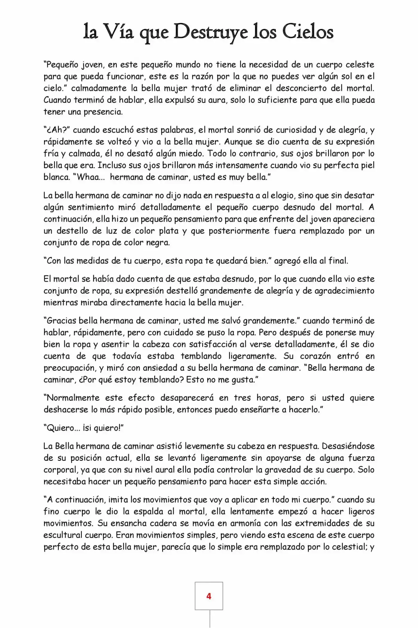 La Vía Que Destruye Los Cielos (Novela) - Capítulo 1 - Página 4 - LectorTMOo
