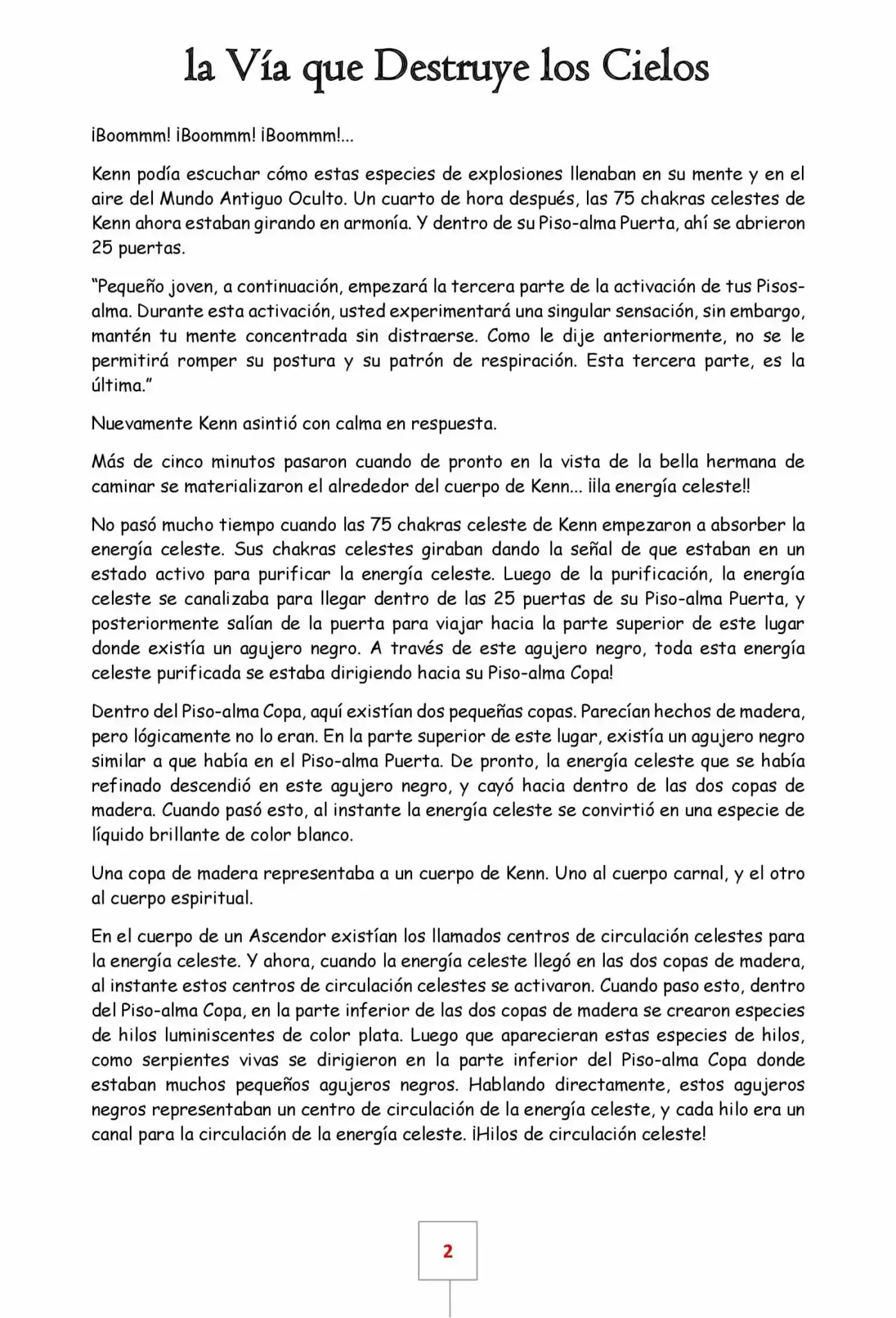 La Vía Que Destruye Los Cielos (Novela) - Capítulo 10 - Página 3 - LectorTMOo