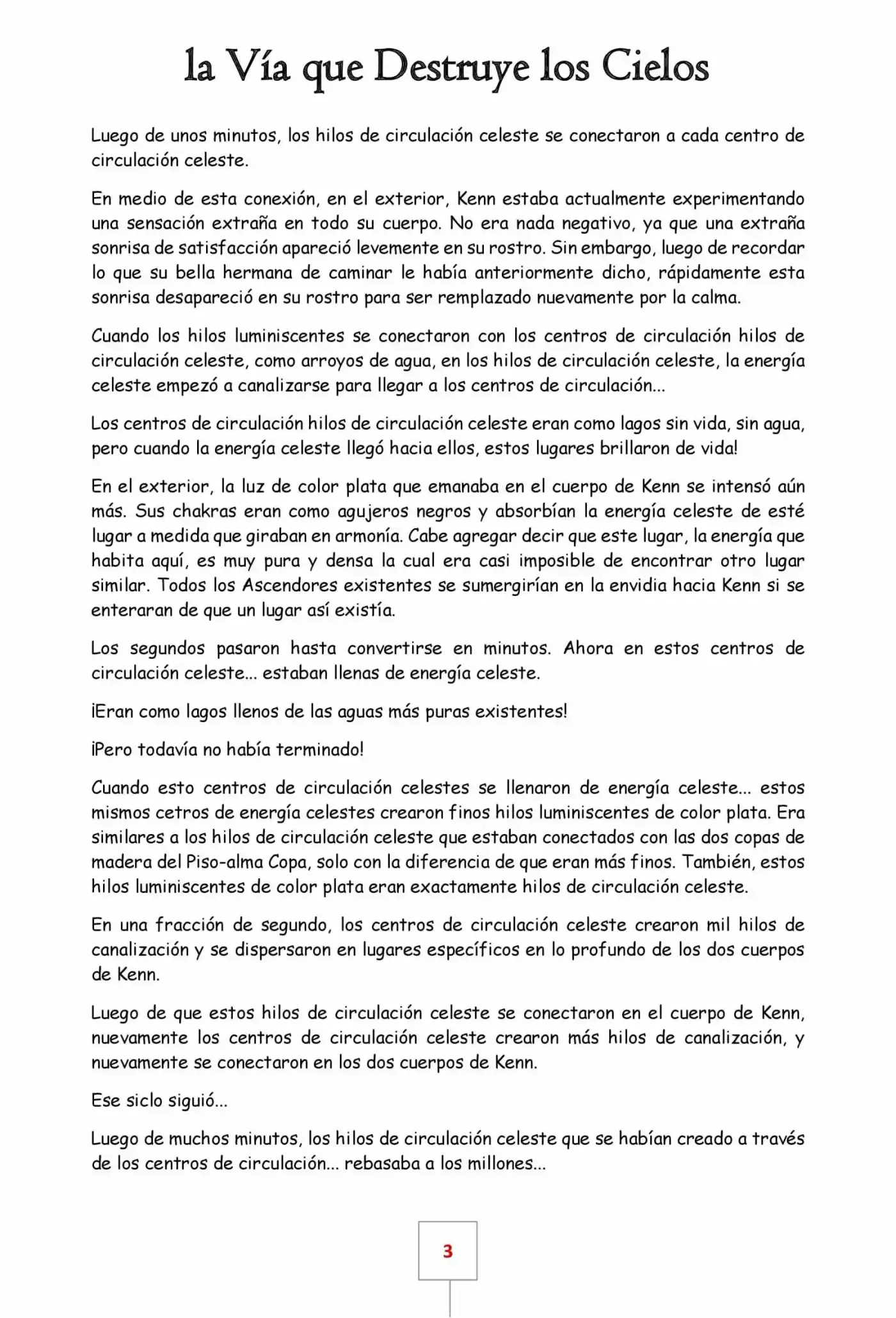 La Vía Que Destruye Los Cielos (Novela) - Capítulo 10 - Página 4 - LectorTMOo