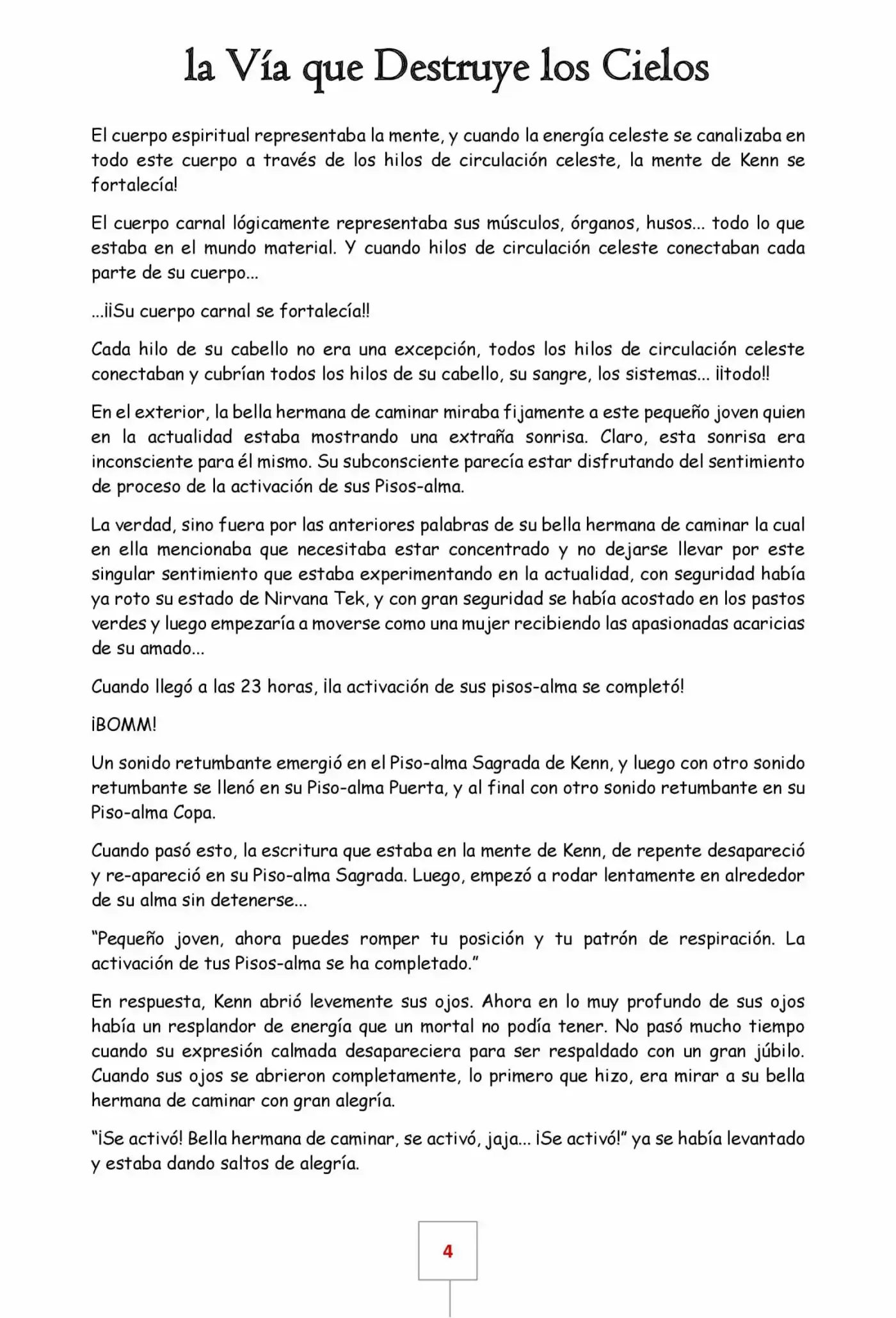 La Vía Que Destruye Los Cielos (Novela) - Capítulo 10 - Página 5 - LectorTMOo