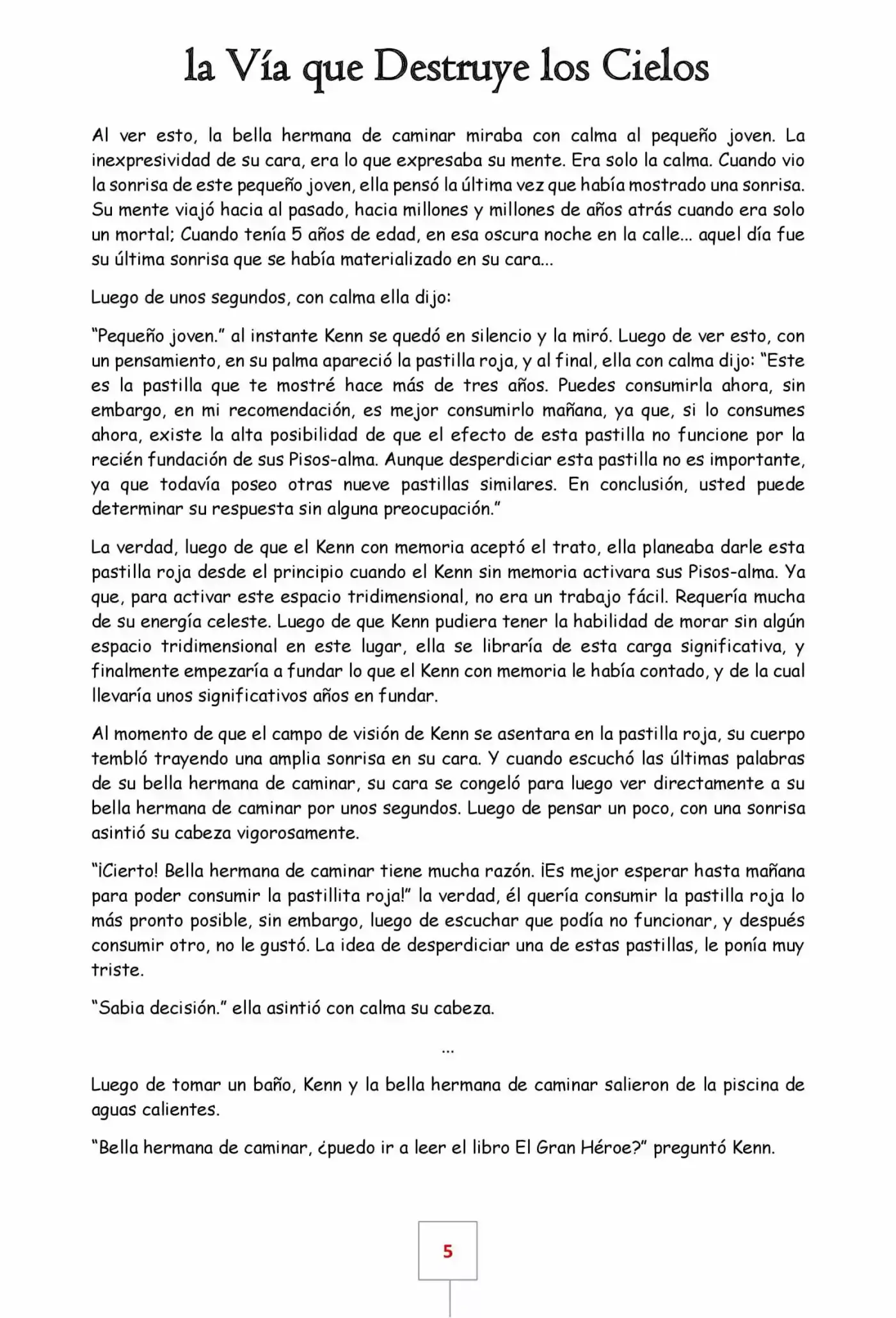 La Vía Que Destruye Los Cielos (Novela) - Capítulo 10 - Página 6 - LectorTMOo