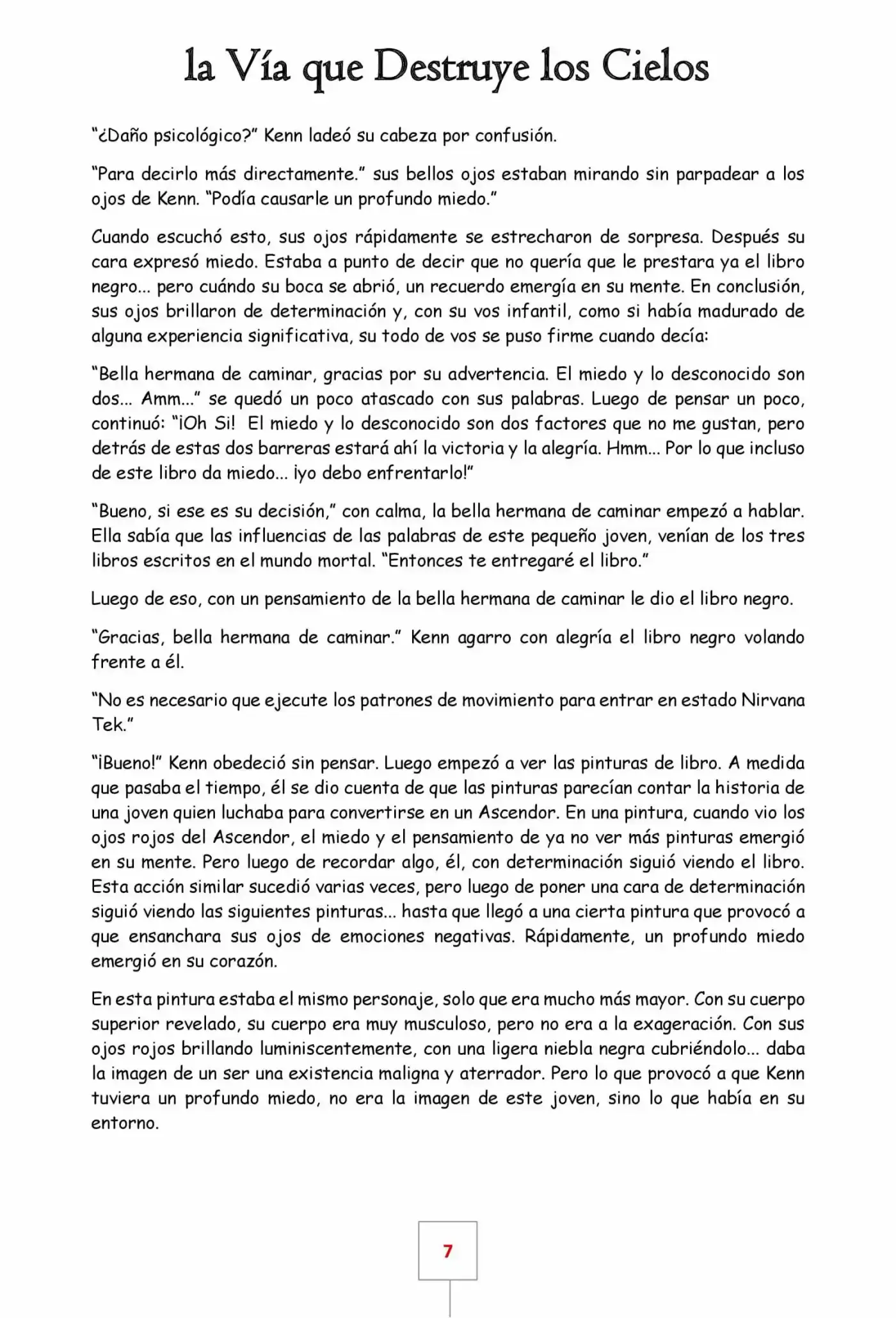 La Vía Que Destruye Los Cielos (Novela) - Capítulo 10 - Página 8 - LectorTMOo