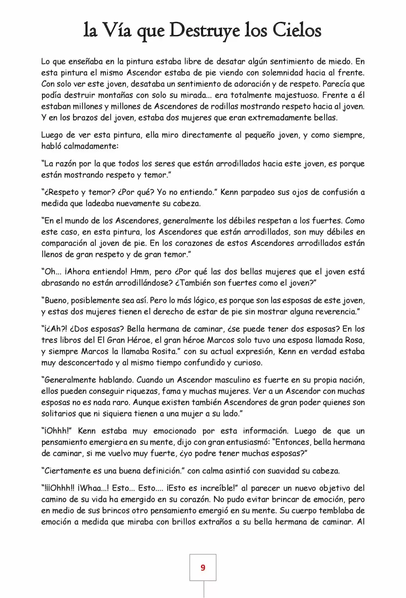La Vía Que Destruye Los Cielos (Novela) - Capítulo 10 - Página 10 - LectorTMOo