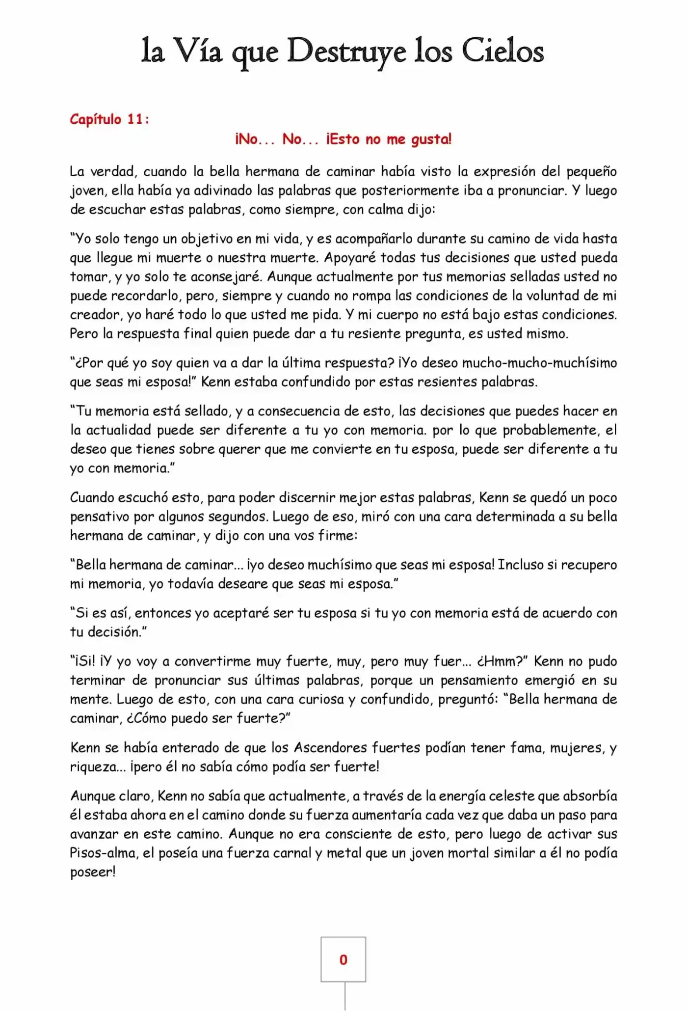 La Vía Que Destruye Los Cielos (Novela) - Capítulo 11 - Página 1 - LectorTMOo