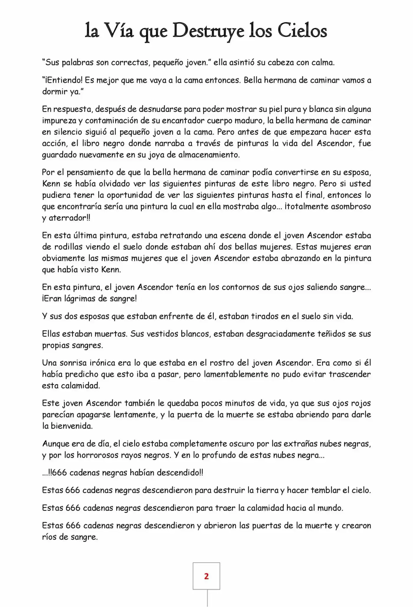 La Vía Que Destruye Los Cielos (Novela) - Capítulo 11 - Página 3 - LectorTMOo