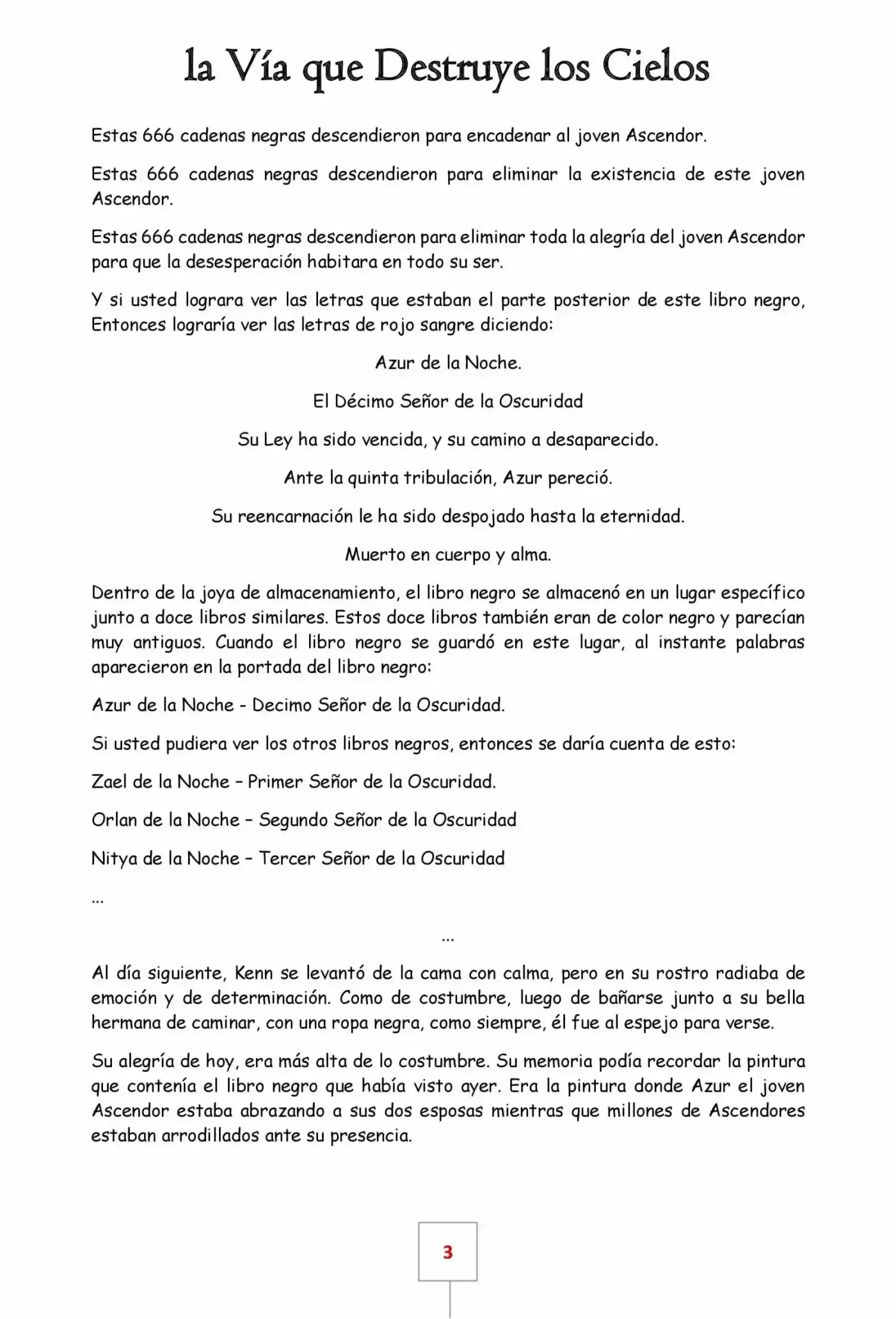 La Vía Que Destruye Los Cielos (Novela) - Capítulo 11 - Página 4 - LectorTMOo