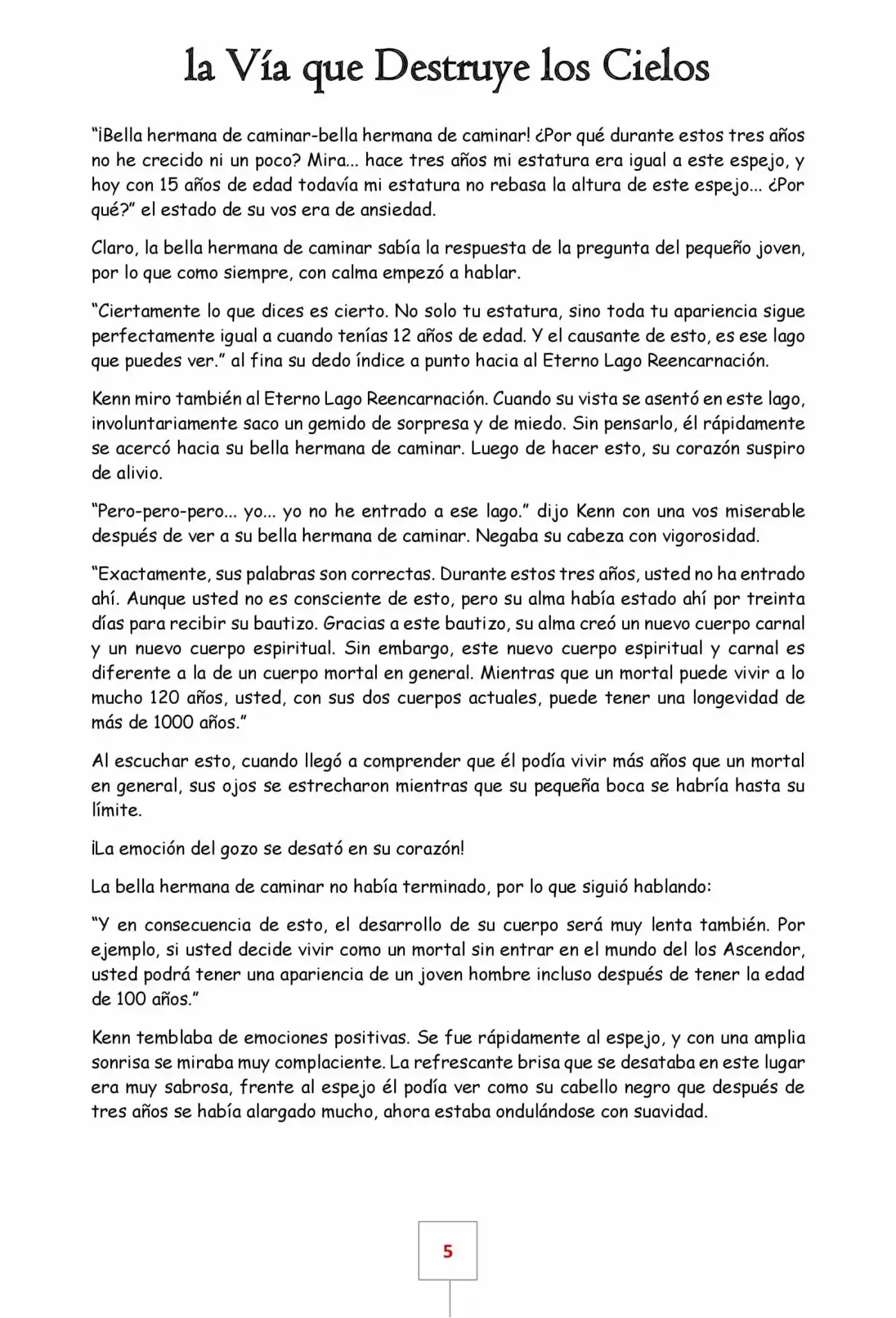 La Vía Que Destruye Los Cielos (Novela) - Capítulo 11 - Página 6 - LectorTMOo