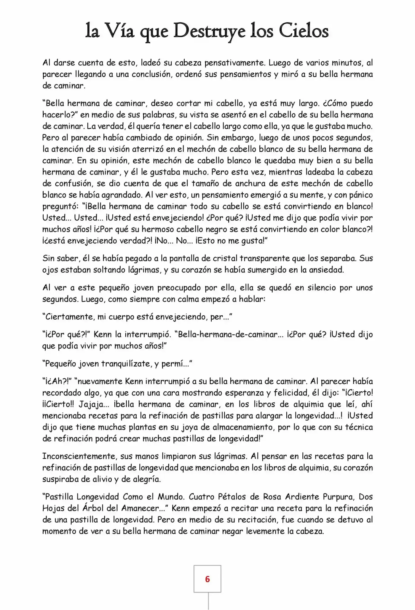 La Vía Que Destruye Los Cielos (Novela) - Capítulo 11 - Página 7 - LectorTMOo