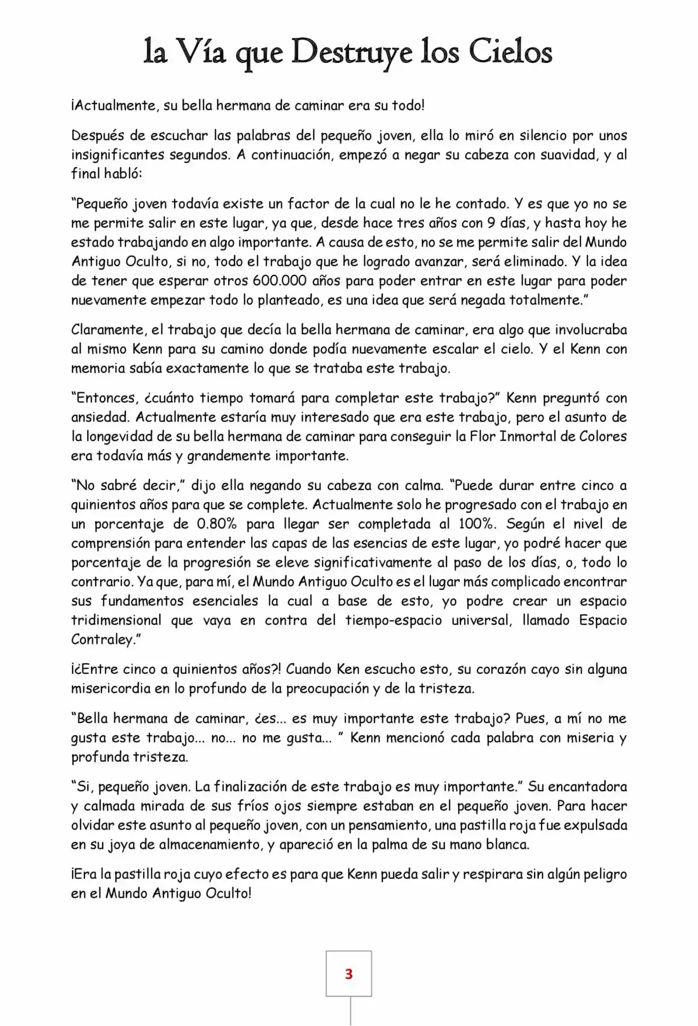 La Vía Que Destruye Los Cielos (Novela) - Capítulo 12 - Página 4 - LectorTMOo