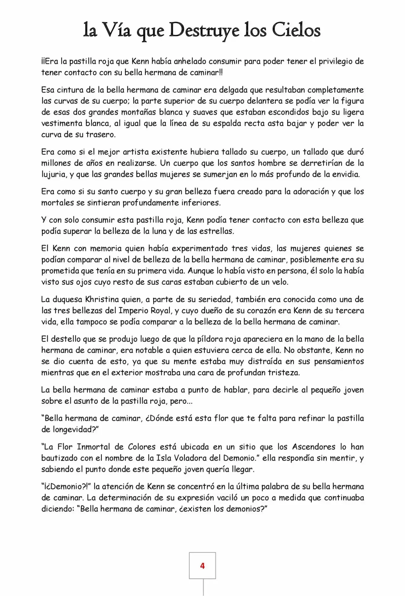 La Vía Que Destruye Los Cielos (Novela) - Capítulo 12 - Página 5 - LectorTMOo