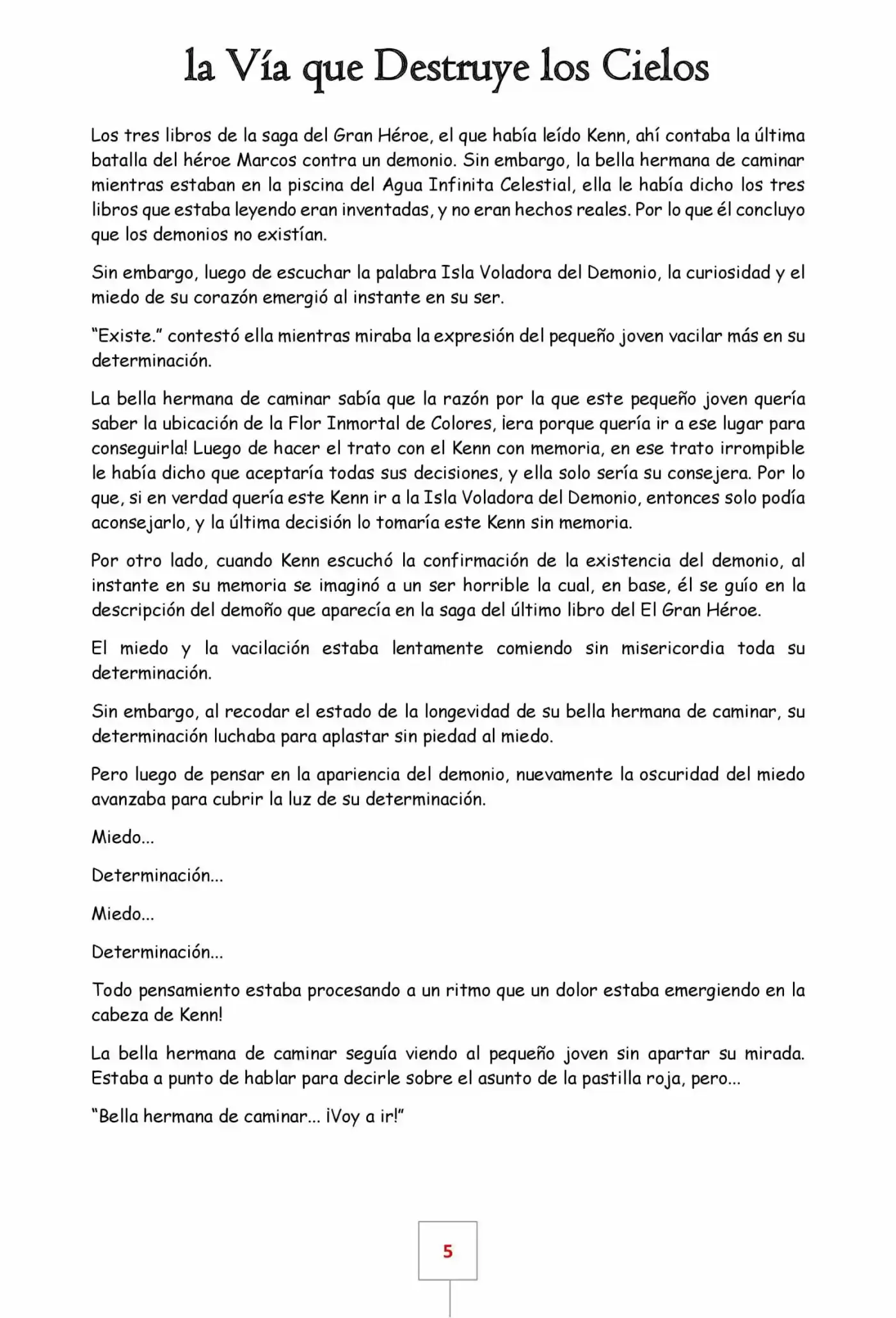 La Vía Que Destruye Los Cielos (Novela) - Capítulo 12 - Página 6 - LectorTMOo