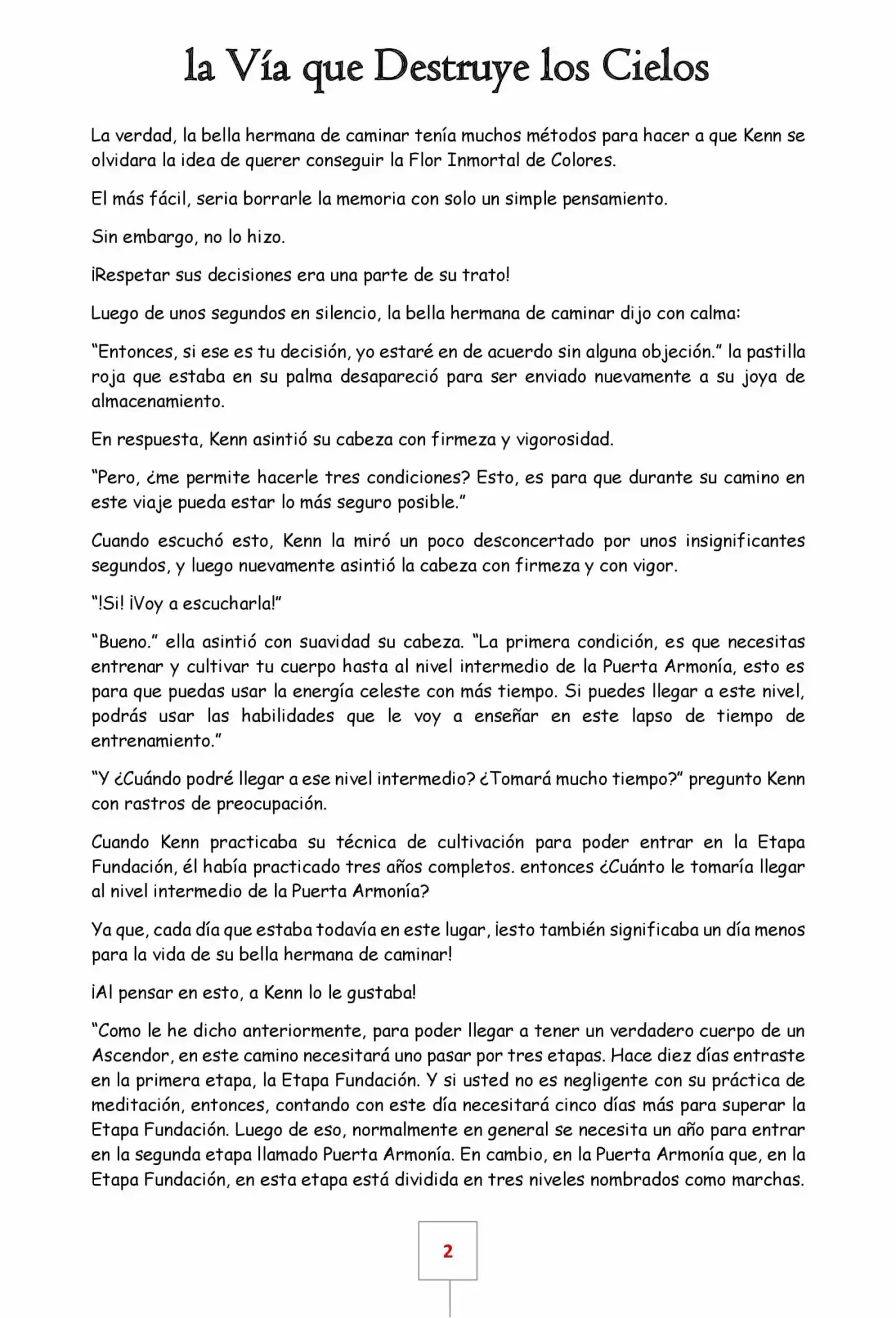 La Vía Que Destruye Los Cielos (Novela) - Capítulo 13 - Página 3 - LectorTMOo