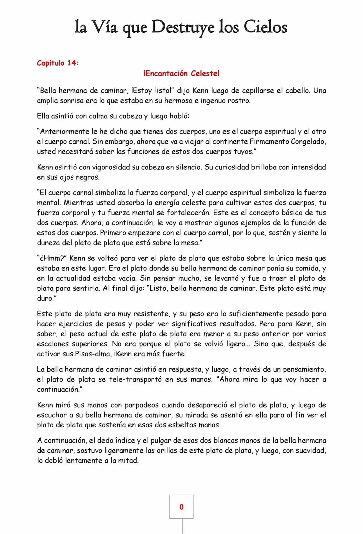La Vía Que Destruye Los Cielos (Novela) - Capítulo 14 - Página 1 - LectorTMOo