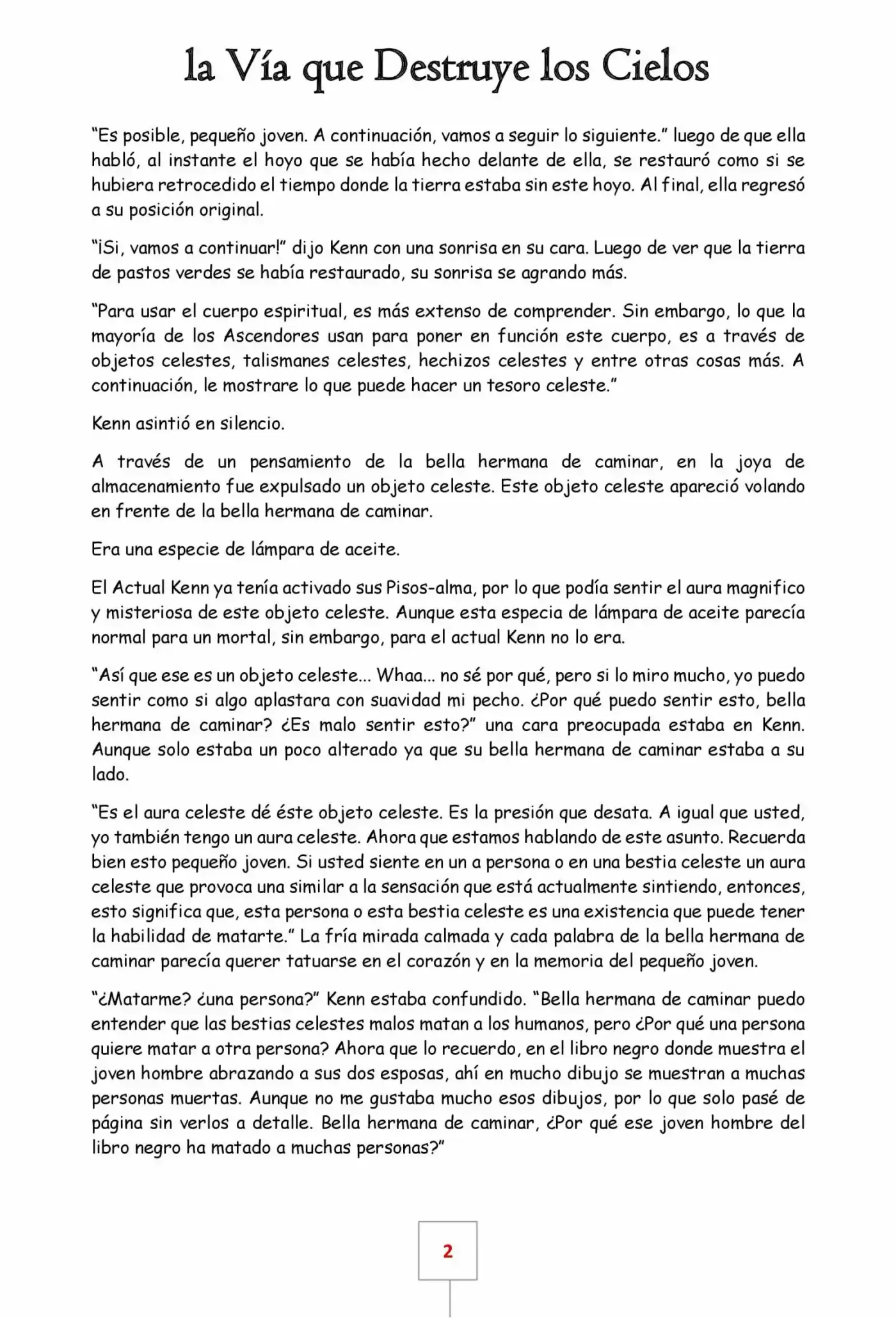 La Vía Que Destruye Los Cielos (Novela) - Capítulo 14 - Página 3 - LectorTMOo