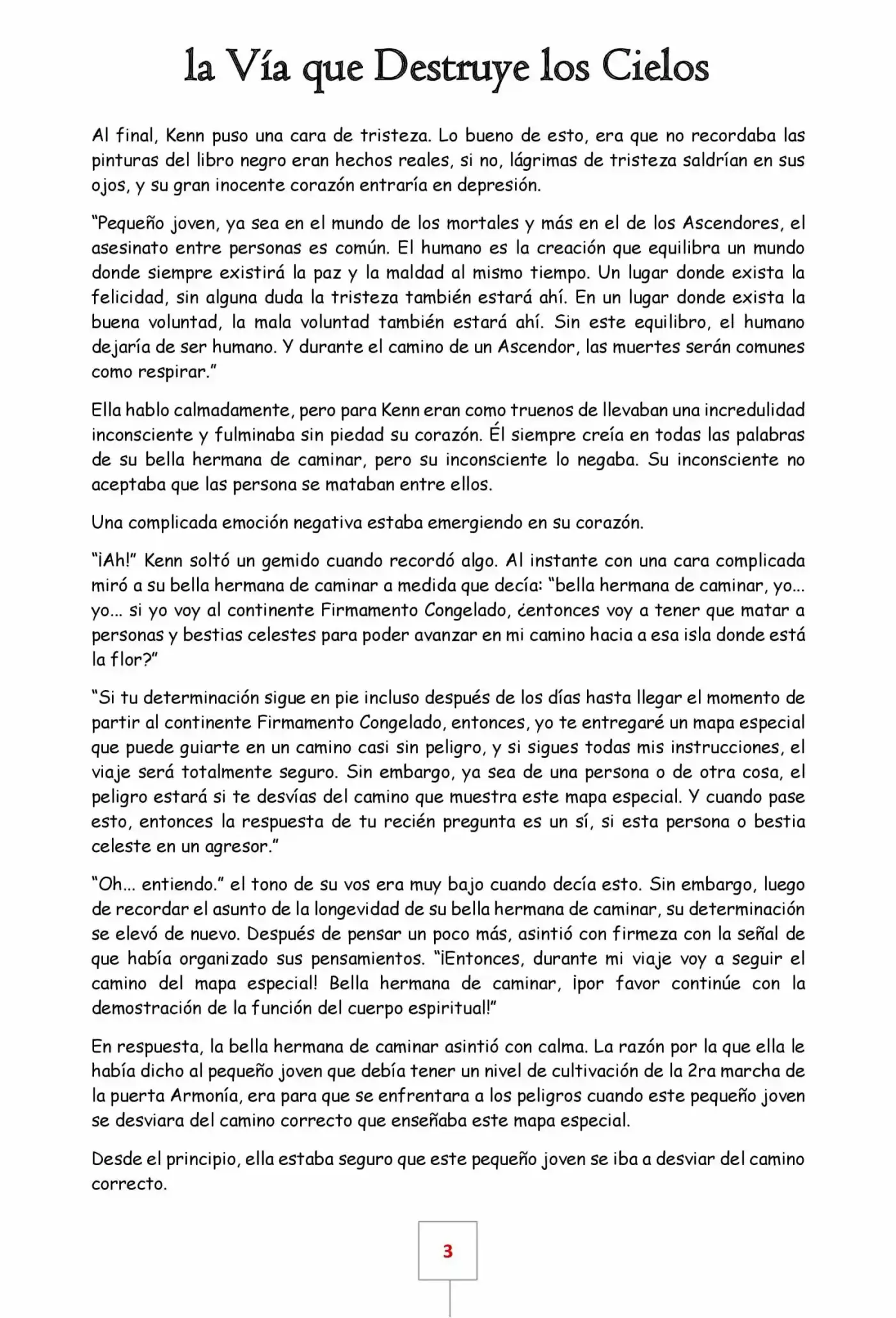 La Vía Que Destruye Los Cielos (Novela) - Capítulo 14 - Página 4 - LectorTMOo