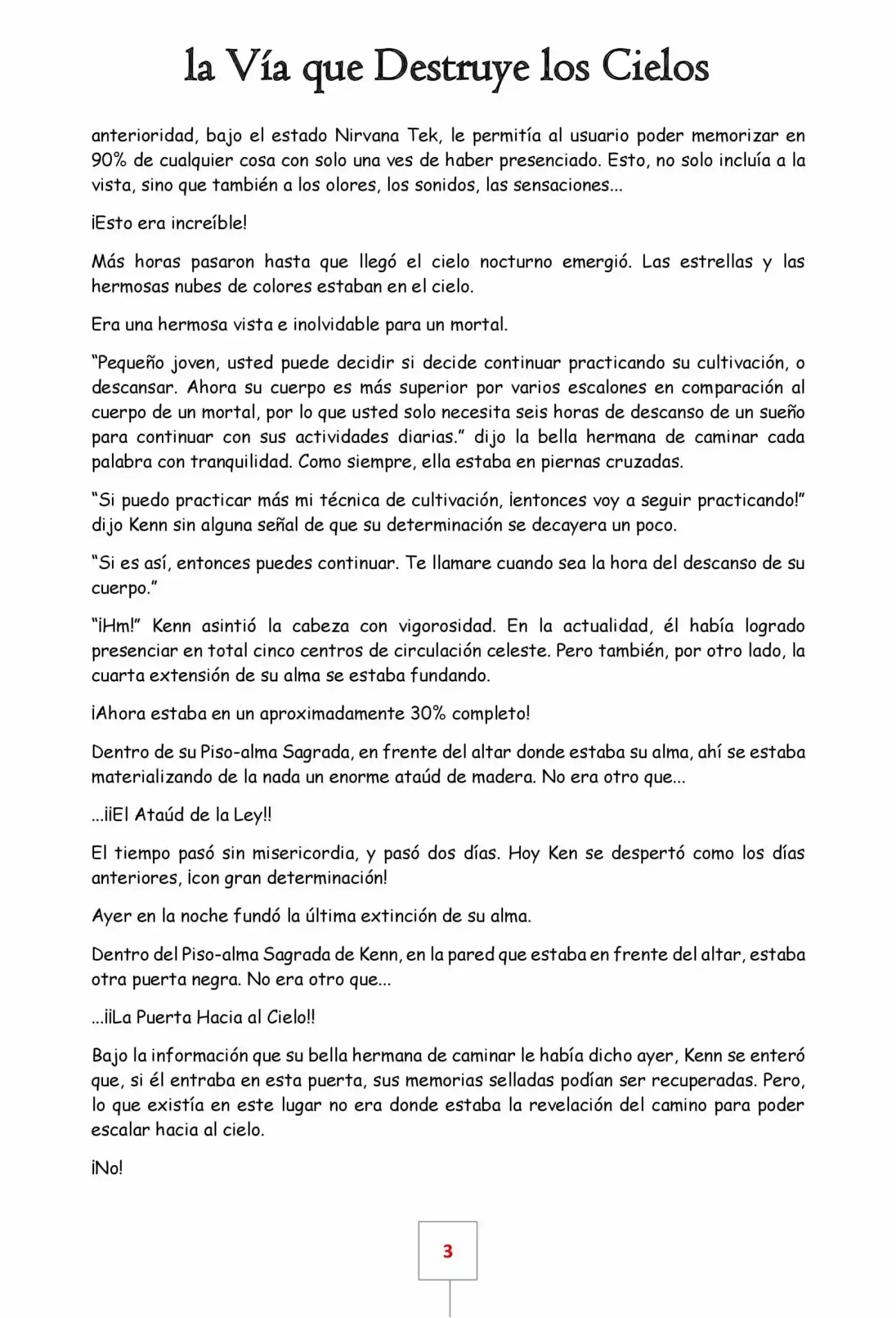 La Vía Que Destruye Los Cielos (Novela) - Capítulo 15 - Página 4 - LectorTMOo