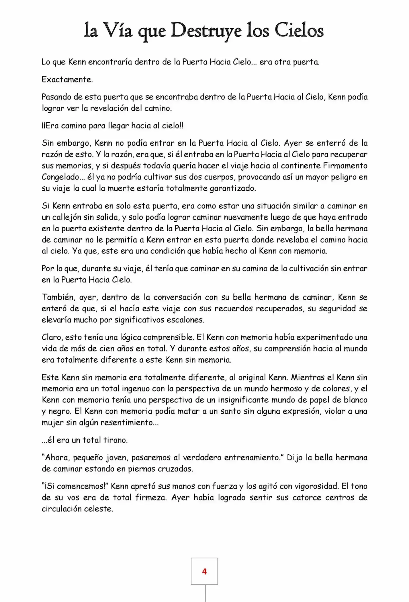 La Vía Que Destruye Los Cielos (Novela) - Capítulo 15 - Página 5 - LectorTMOo