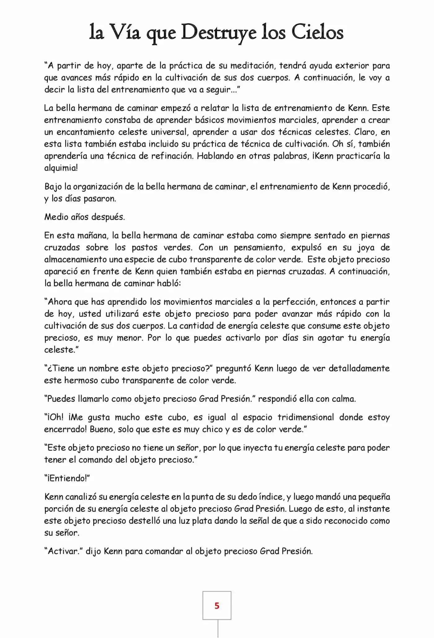 La Vía Que Destruye Los Cielos (Novela) - Capítulo 15 - Página 6 - LectorTMOo