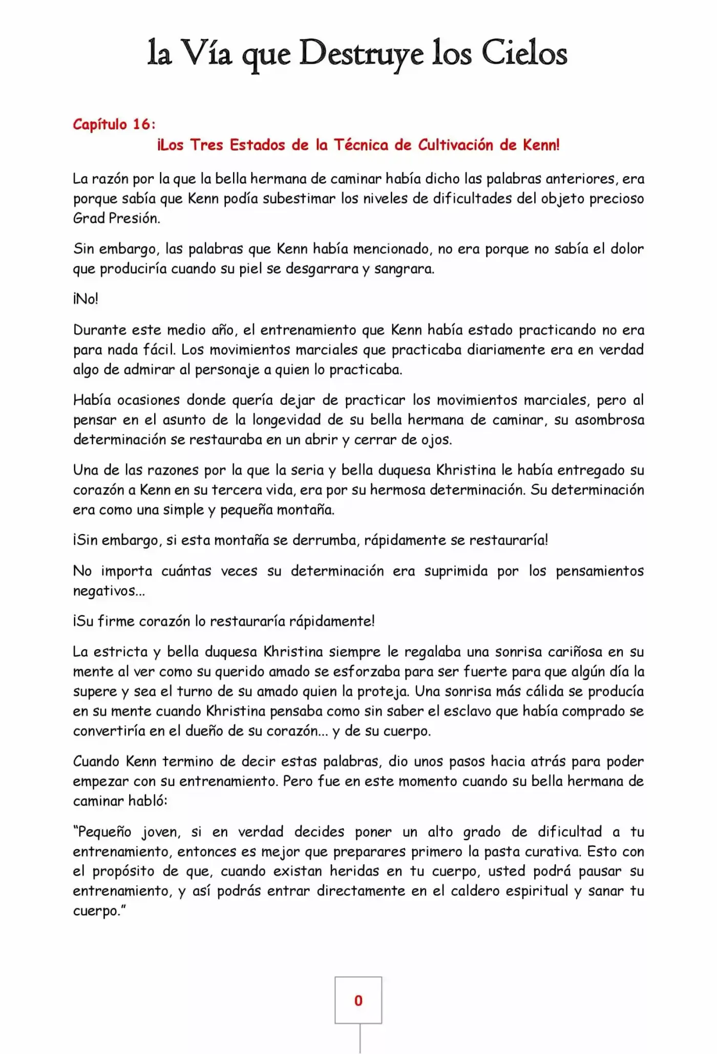 La Vía Que Destruye Los Cielos (Novela) - Capítulo 16 - Página 1 - LectorTMOo