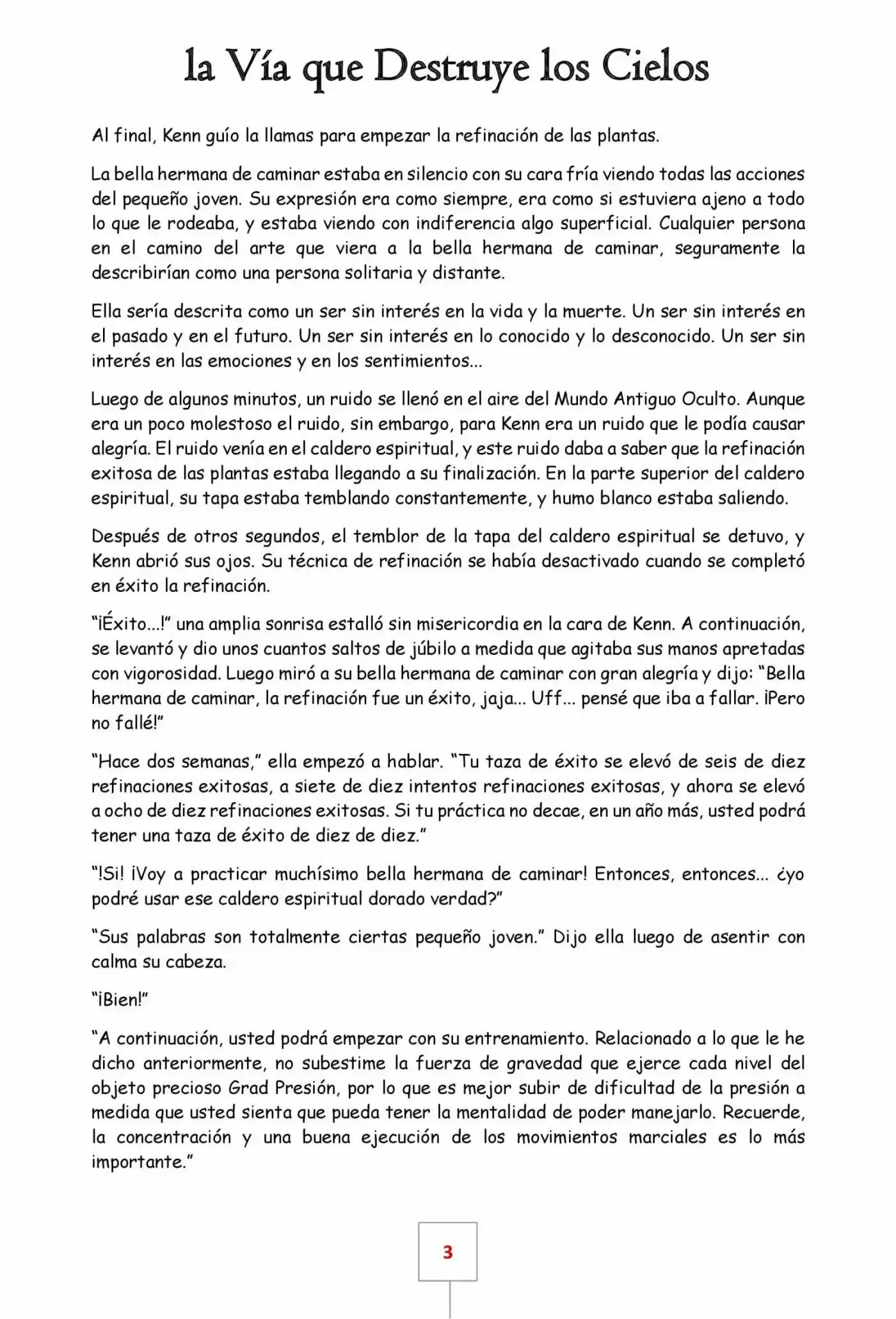 La Vía Que Destruye Los Cielos (Novela) - Capítulo 16 - Página 4 - LectorTMOo