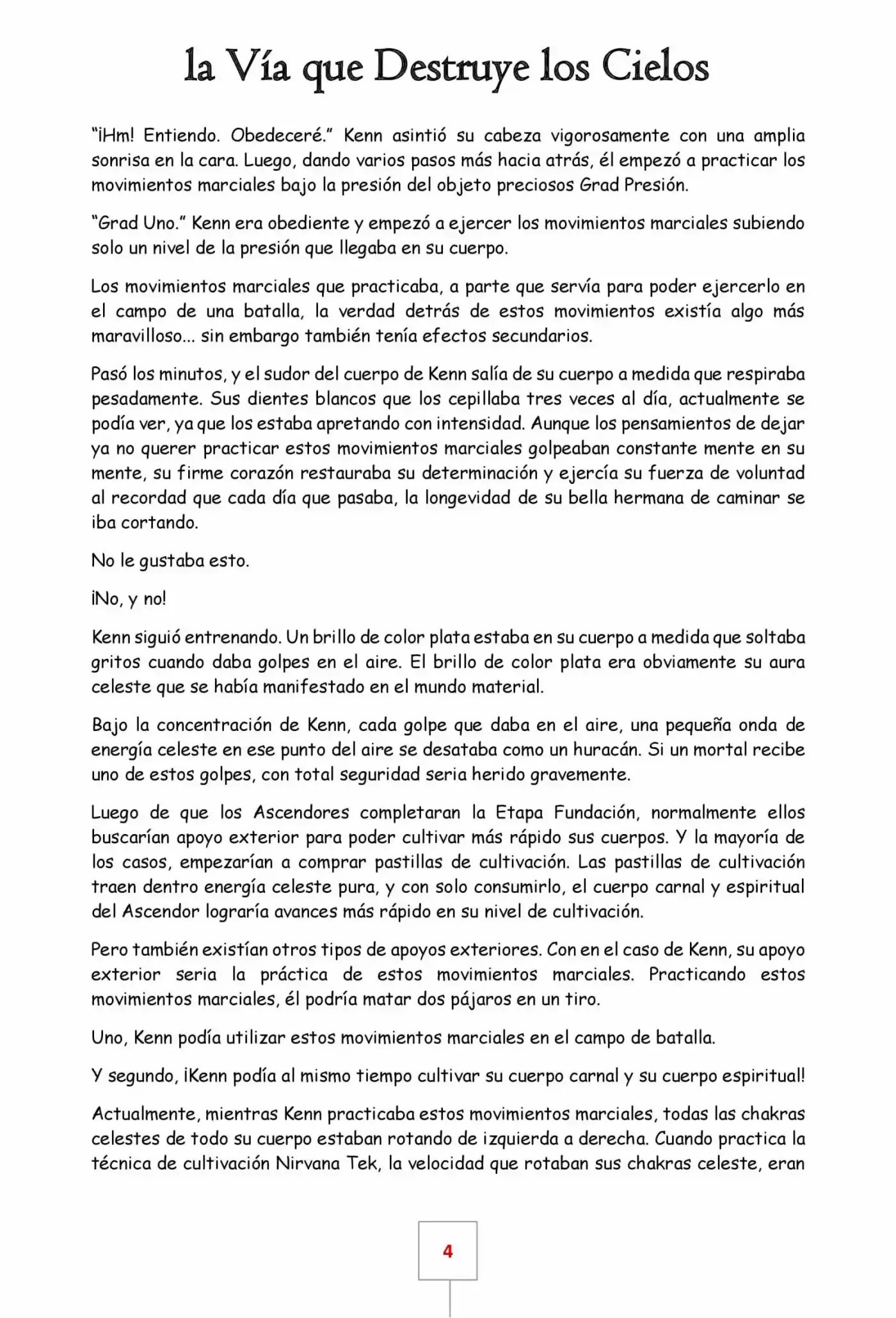 La Vía Que Destruye Los Cielos (Novela) - Capítulo 16 - Página 5 - LectorTMOo