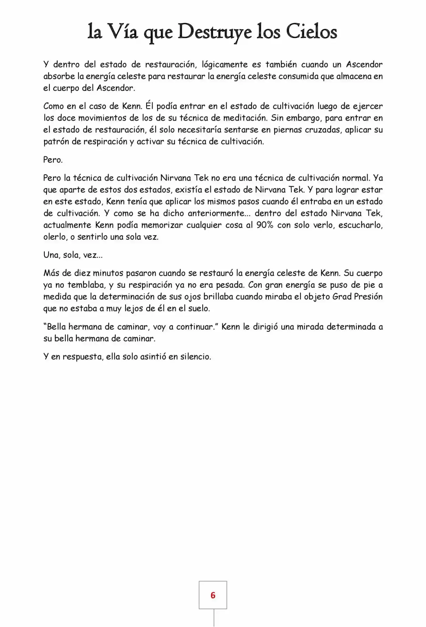 La Vía Que Destruye Los Cielos (Novela) - Capítulo 16 - Página 7 - LectorTMOo