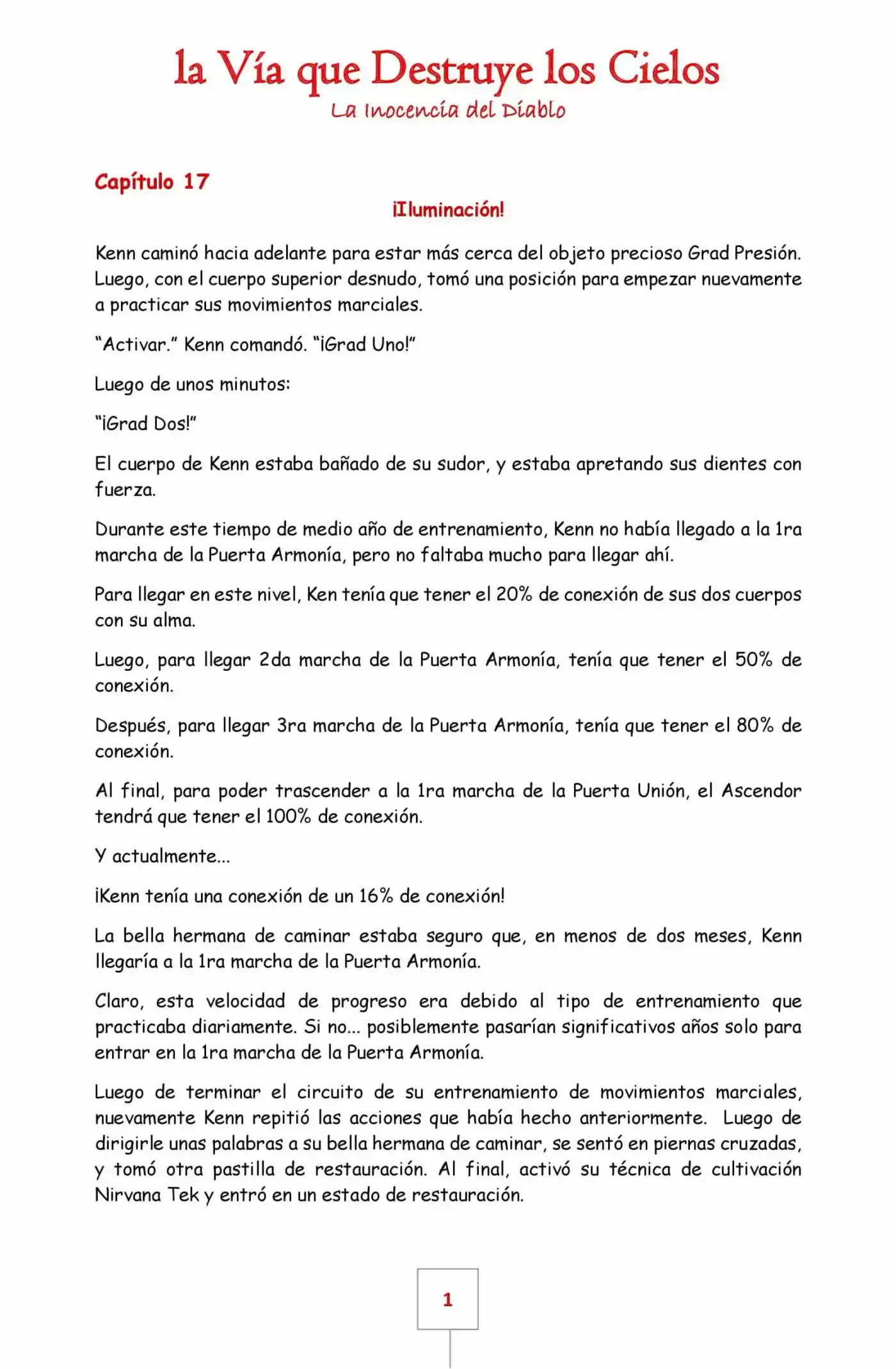 La Vía Que Destruye Los Cielos (Novela) - Capítulo 17 - Página 1 - LectorTMOo