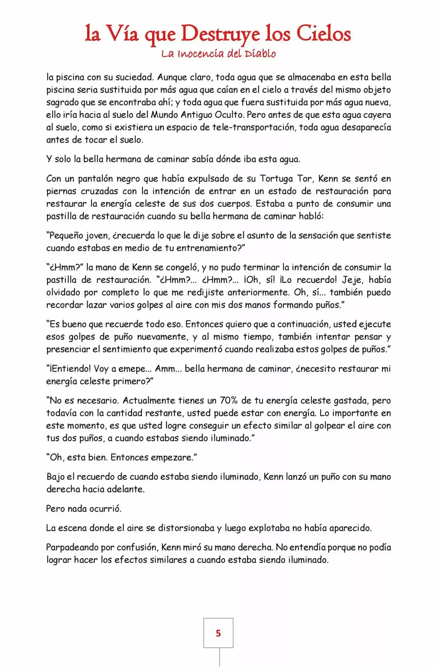 La Vía Que Destruye Los Cielos (Novela) - Capítulo 17 - Página 5 - LectorTMOo