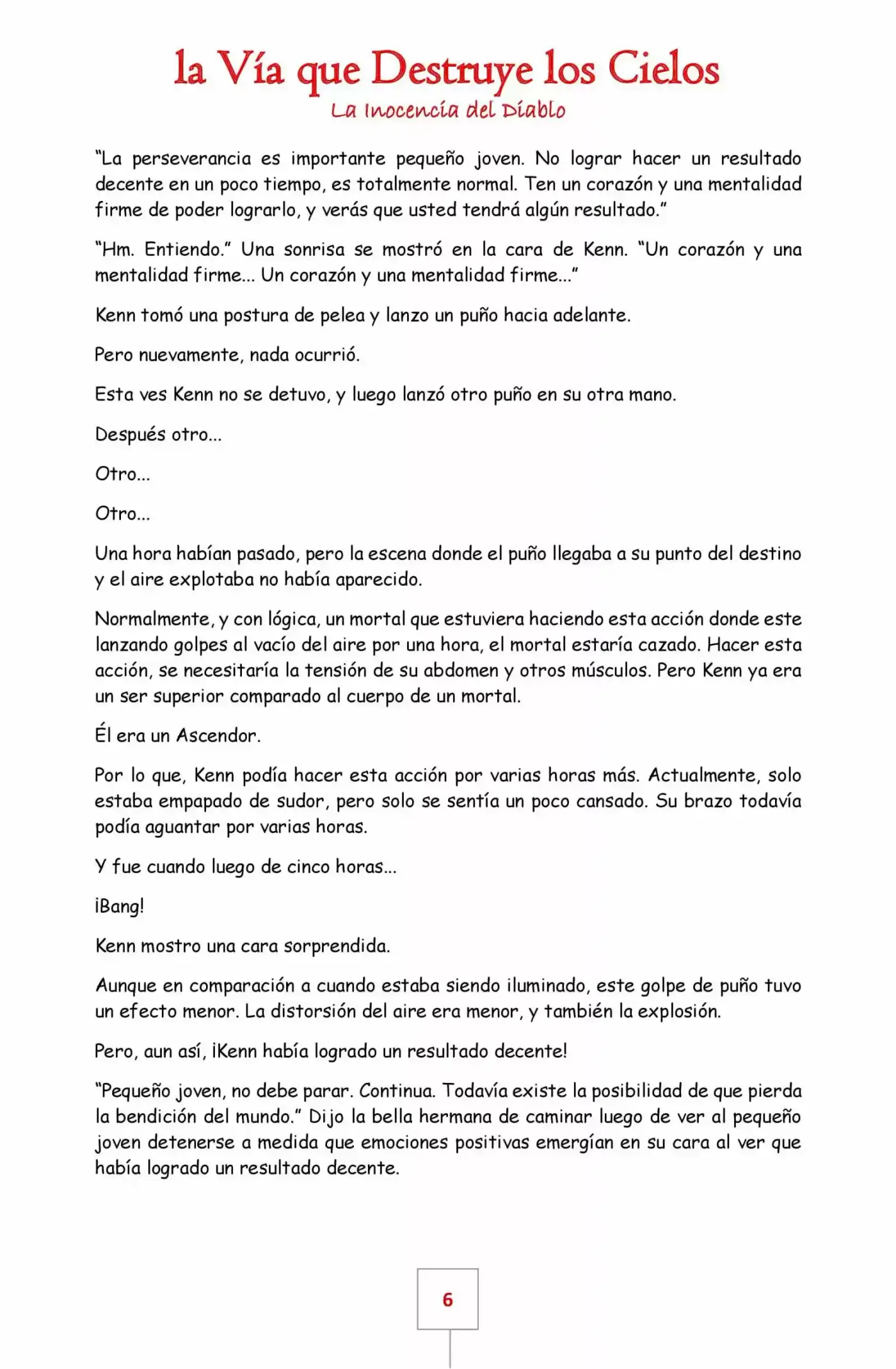 La Vía Que Destruye Los Cielos (Novela) - Capítulo 17 - Página 6 - LectorTMOo