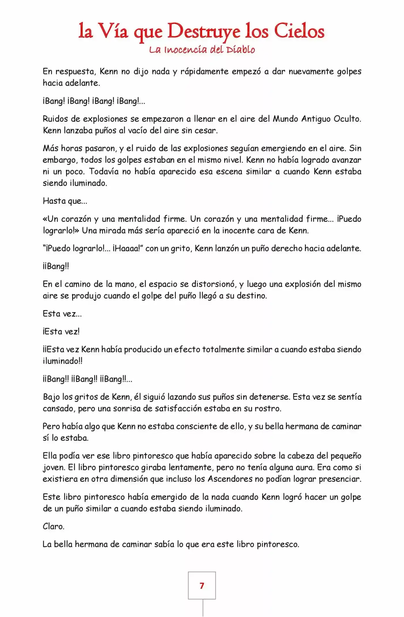 La Vía Que Destruye Los Cielos (Novela) - Capítulo 17 - Página 7 - LectorTMOo
