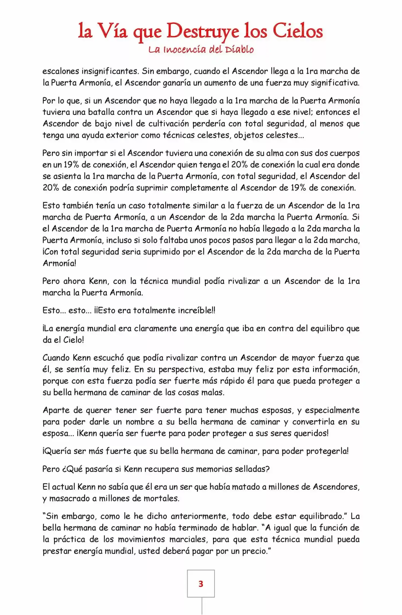 La Vía Que Destruye Los Cielos (Novela) - Capítulo 18 - Página 3 - LectorTMOo