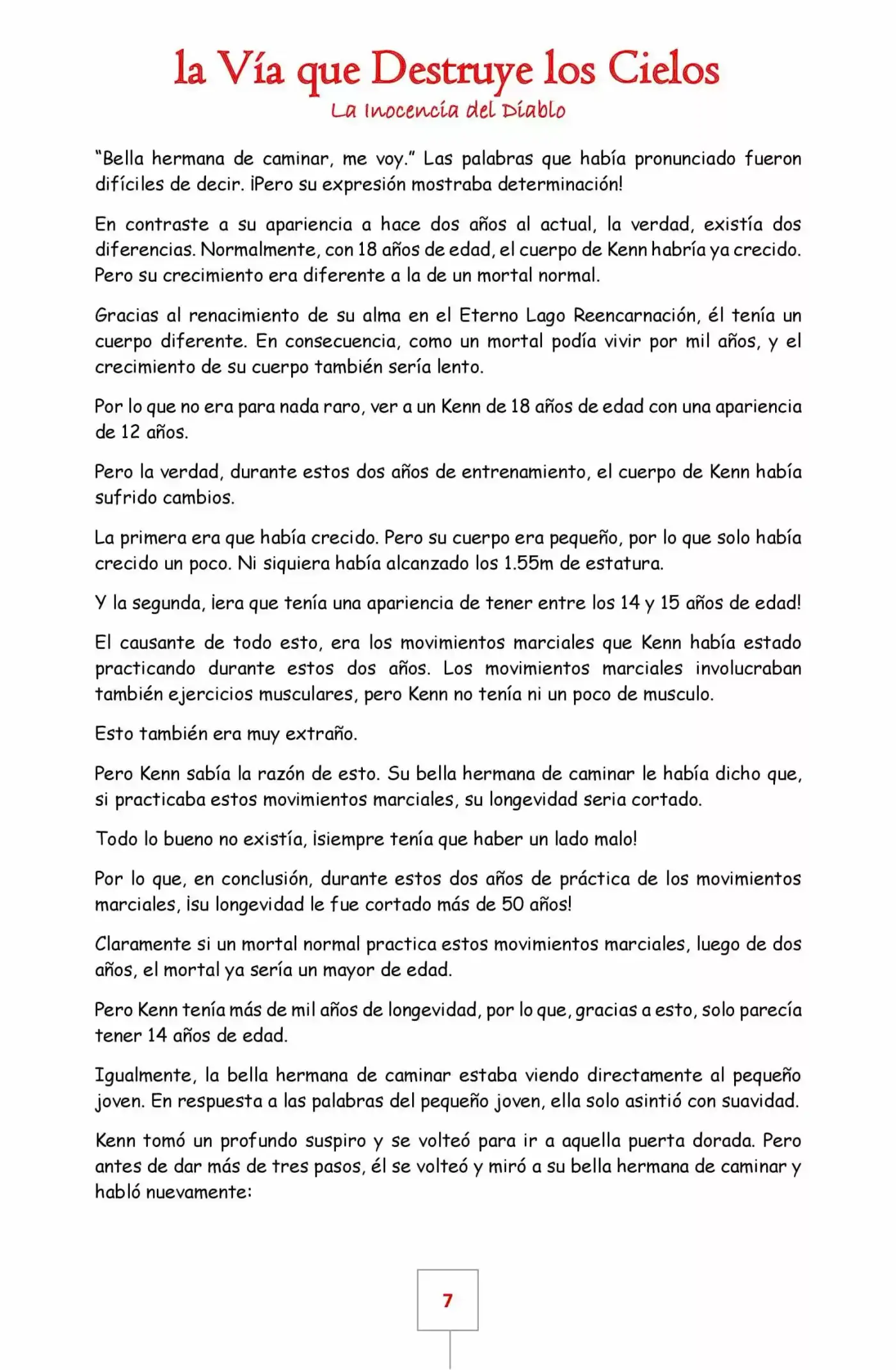 La Vía Que Destruye Los Cielos (Novela) - Capítulo 18 - Página 7 - LectorTMOo