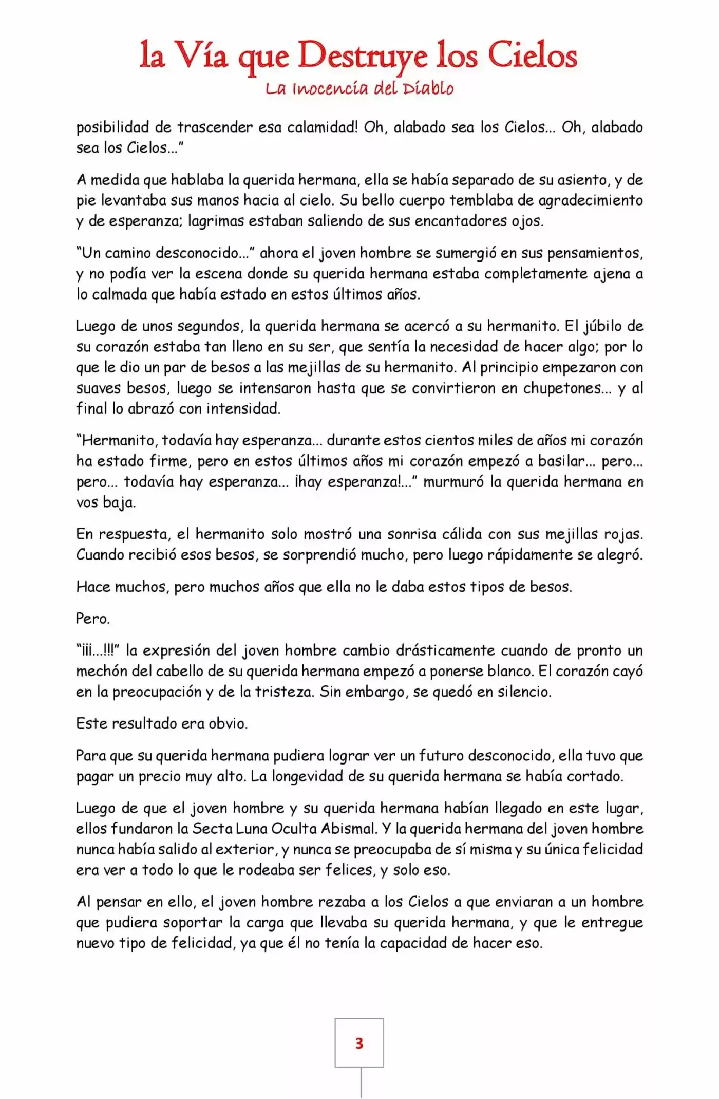 La Vía Que Destruye Los Cielos (Novela) - Capítulo 19 - Página 3 - LectorTMOo