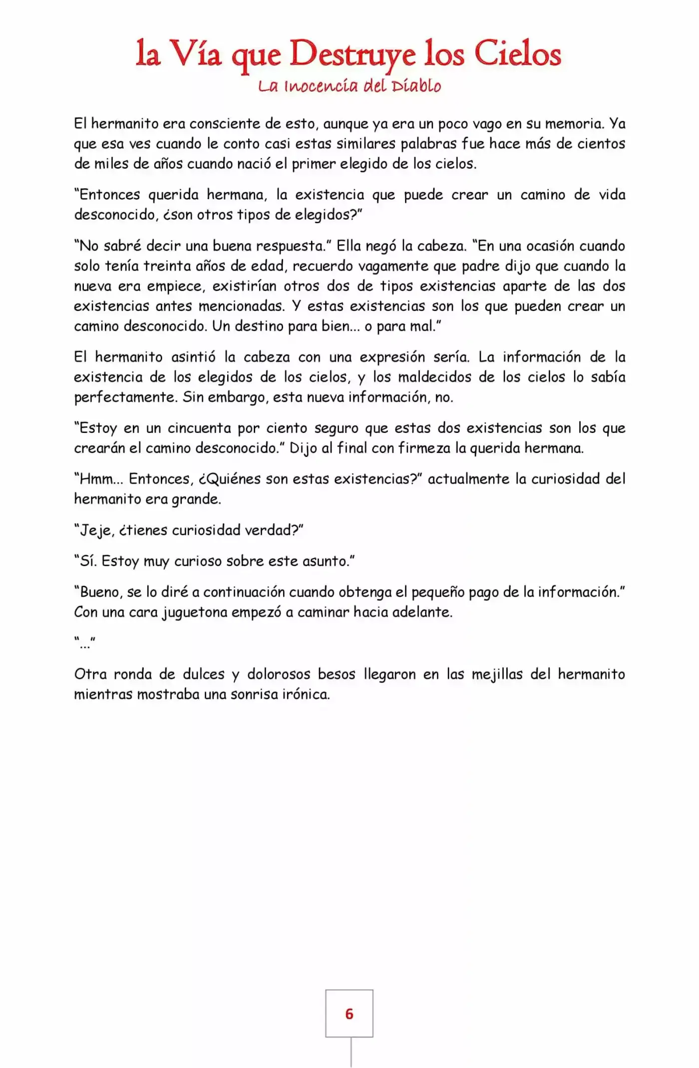 La Vía Que Destruye Los Cielos (Novela) - Capítulo 19 - Página 6 - LectorTMOo