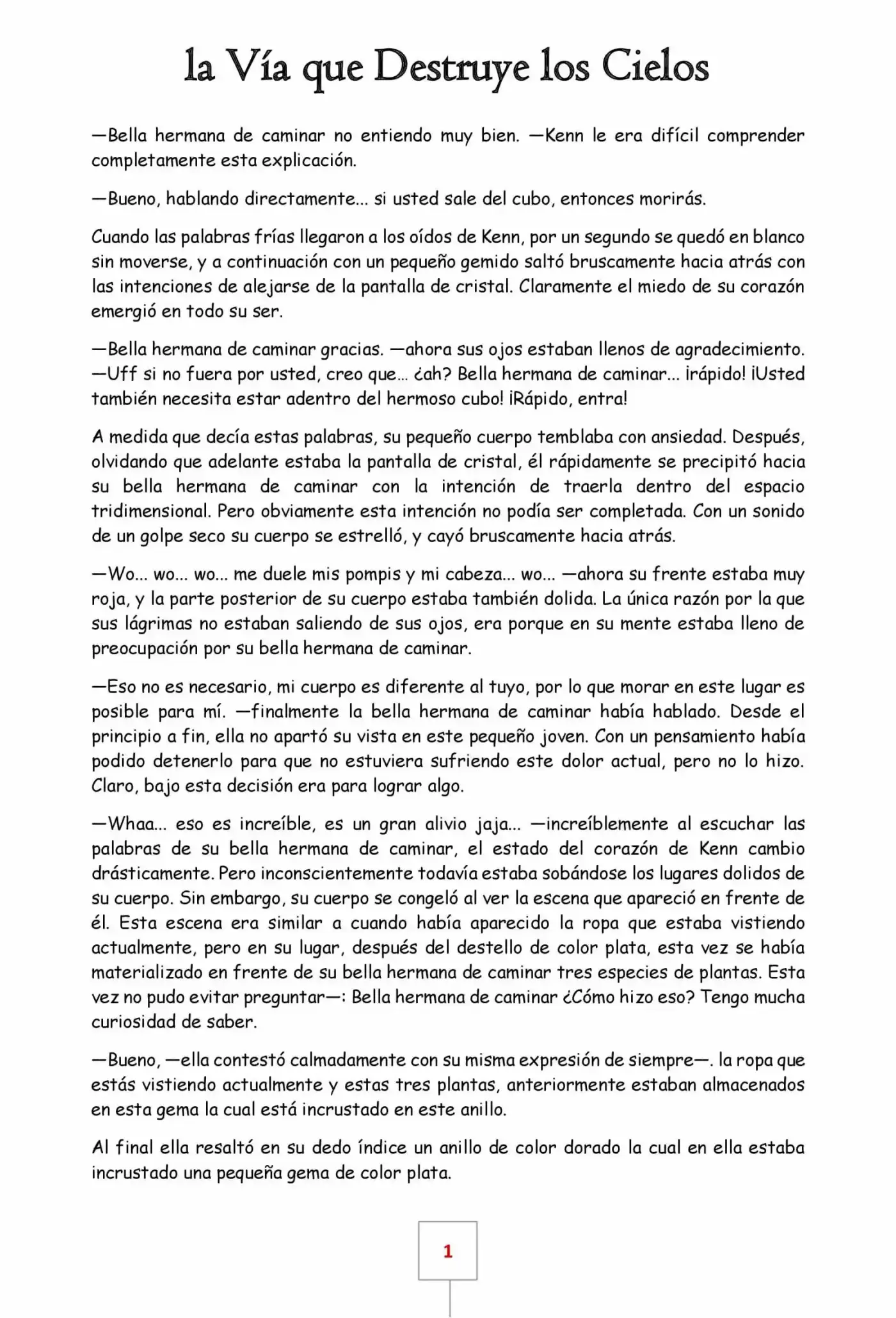 La Vía Que Destruye Los Cielos (Novela) - Capítulo 2 - Página 2 - LectorTMOo