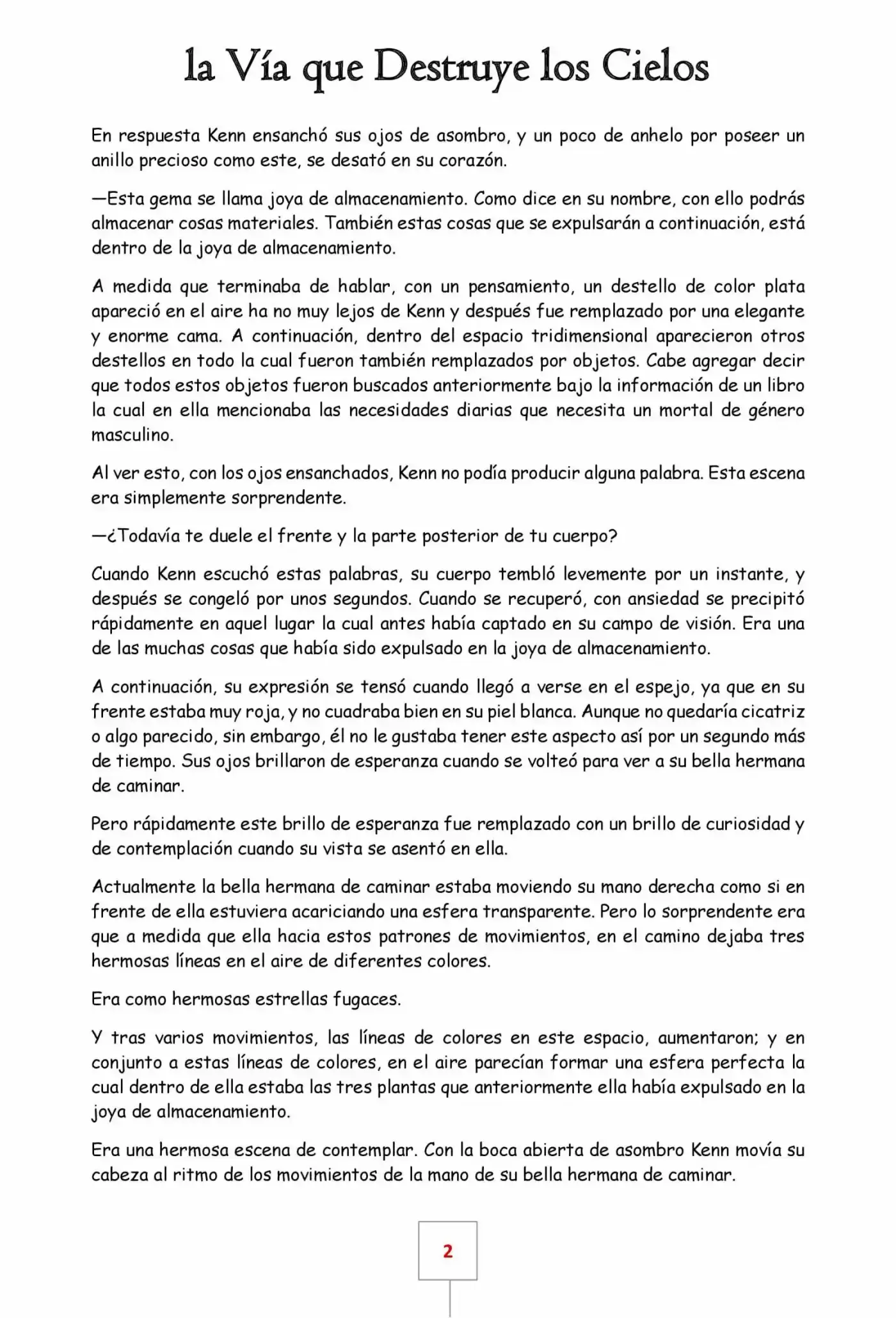 La Vía Que Destruye Los Cielos (Novela) - Capítulo 2 - Página 3 - LectorTMOo