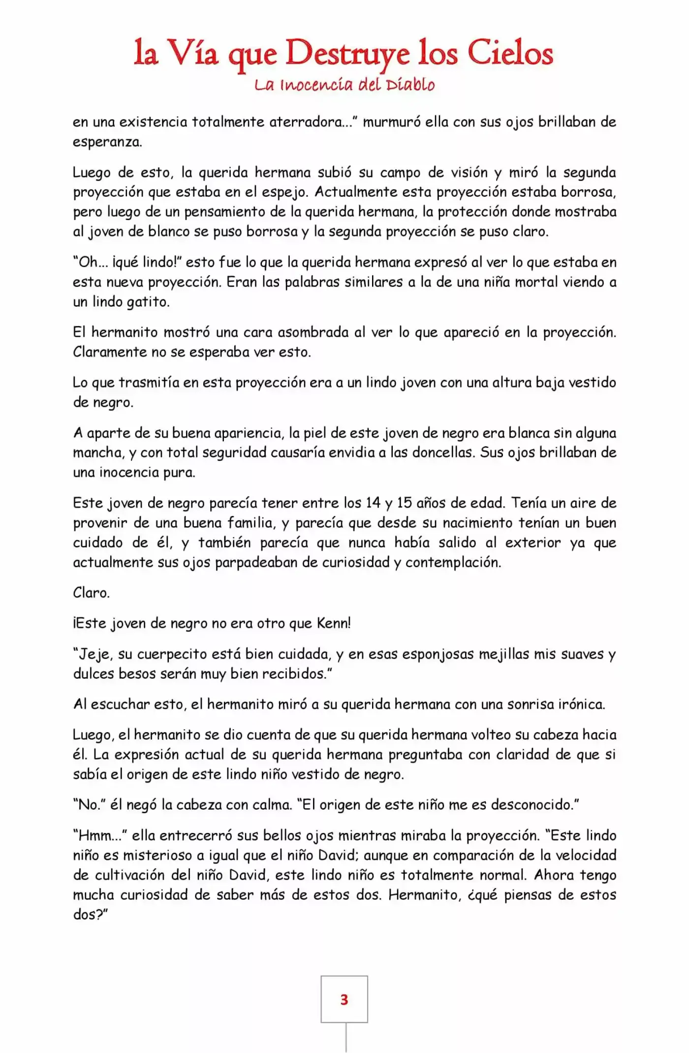 La Vía Que Destruye Los Cielos (Novela) - Capítulo 20 - Página 3 - LectorTMOo