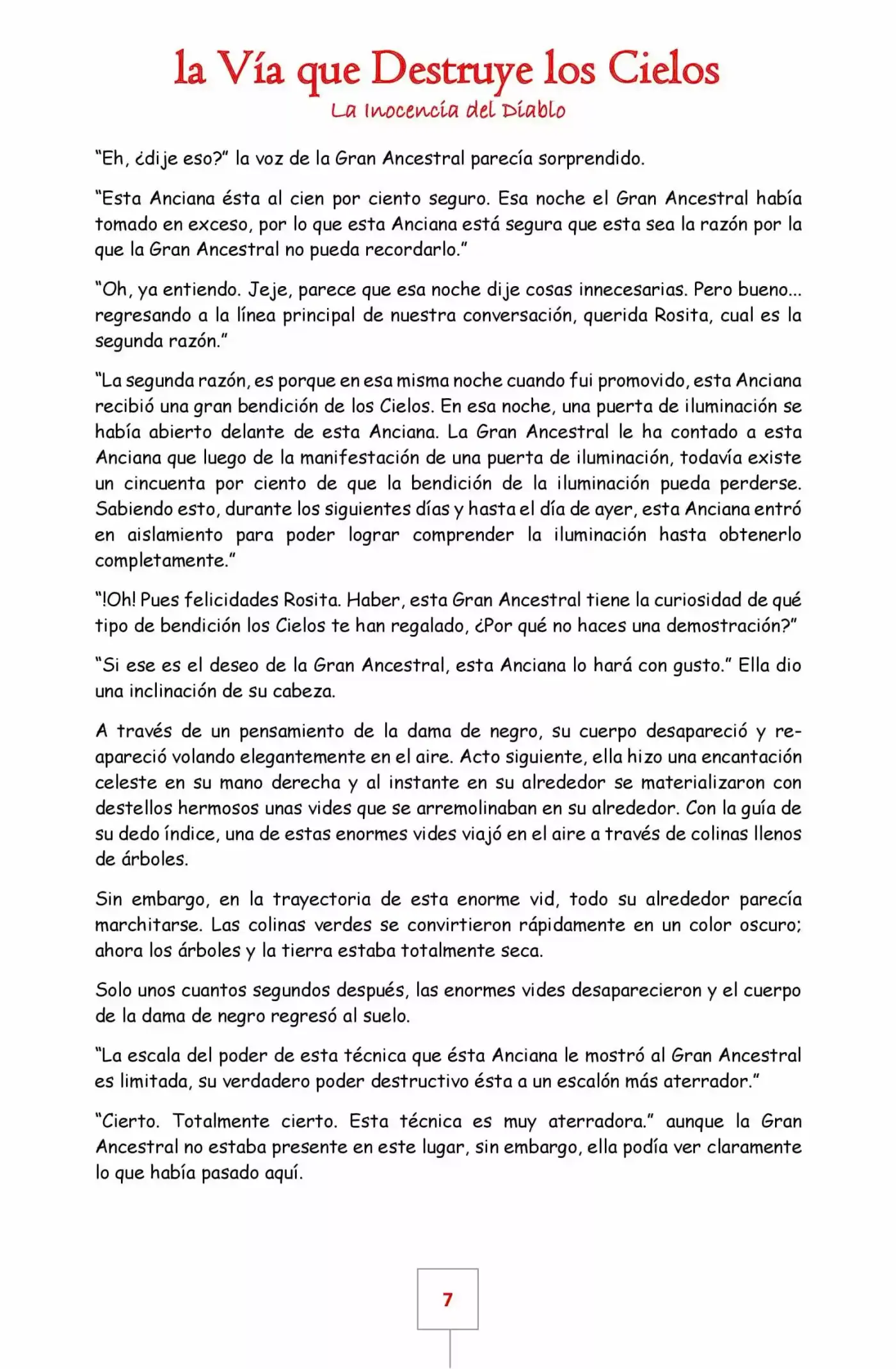 La Vía Que Destruye Los Cielos (Novela) - Capítulo 20 - Página 7 - LectorTMOo