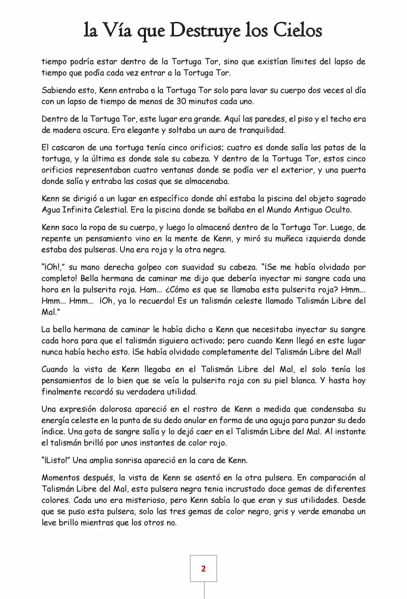 La Vía Que Destruye Los Cielos (Novela) - Capítulo 22 - Página 2 - LectorTMOo