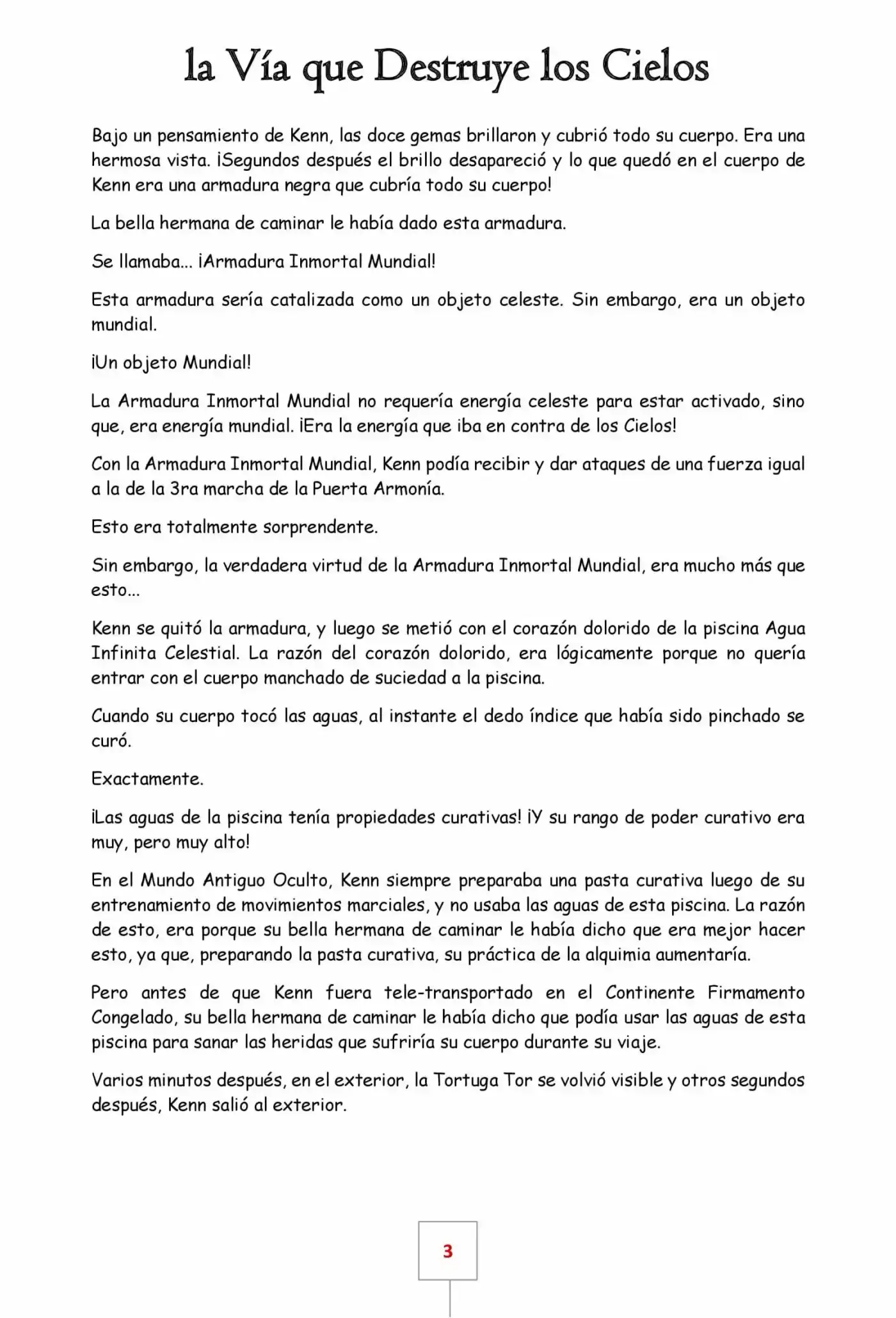 La Vía Que Destruye Los Cielos (Novela) - Capítulo 22 - Página 3 - LectorTMOo