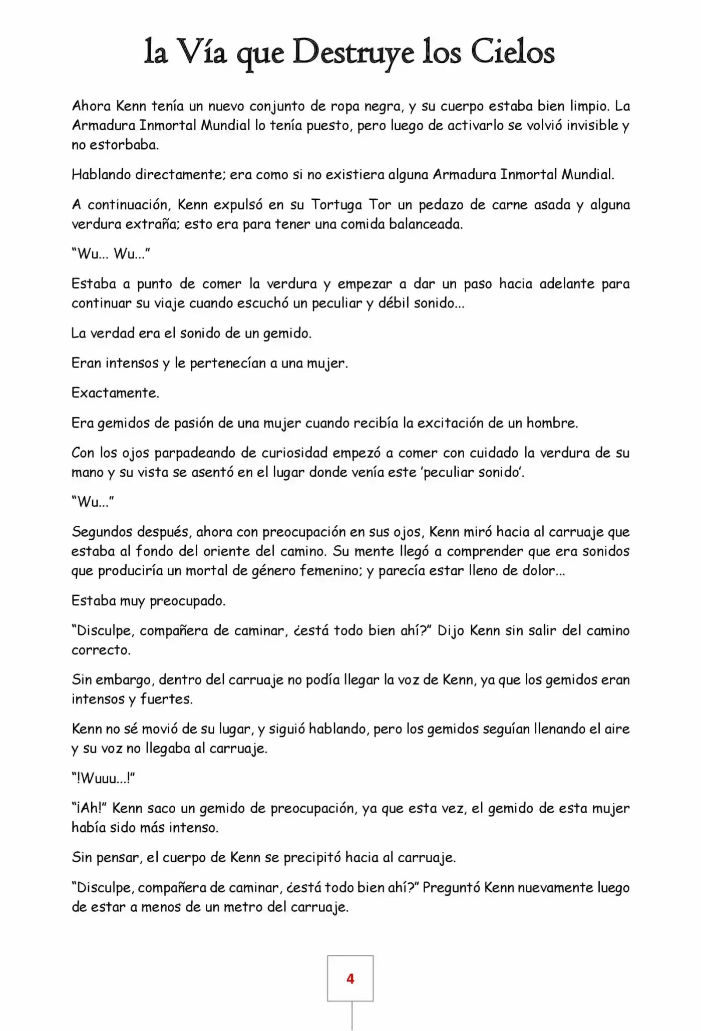 La Vía Que Destruye Los Cielos (Novela) - Capítulo 22 - Página 4 - LectorTMOo