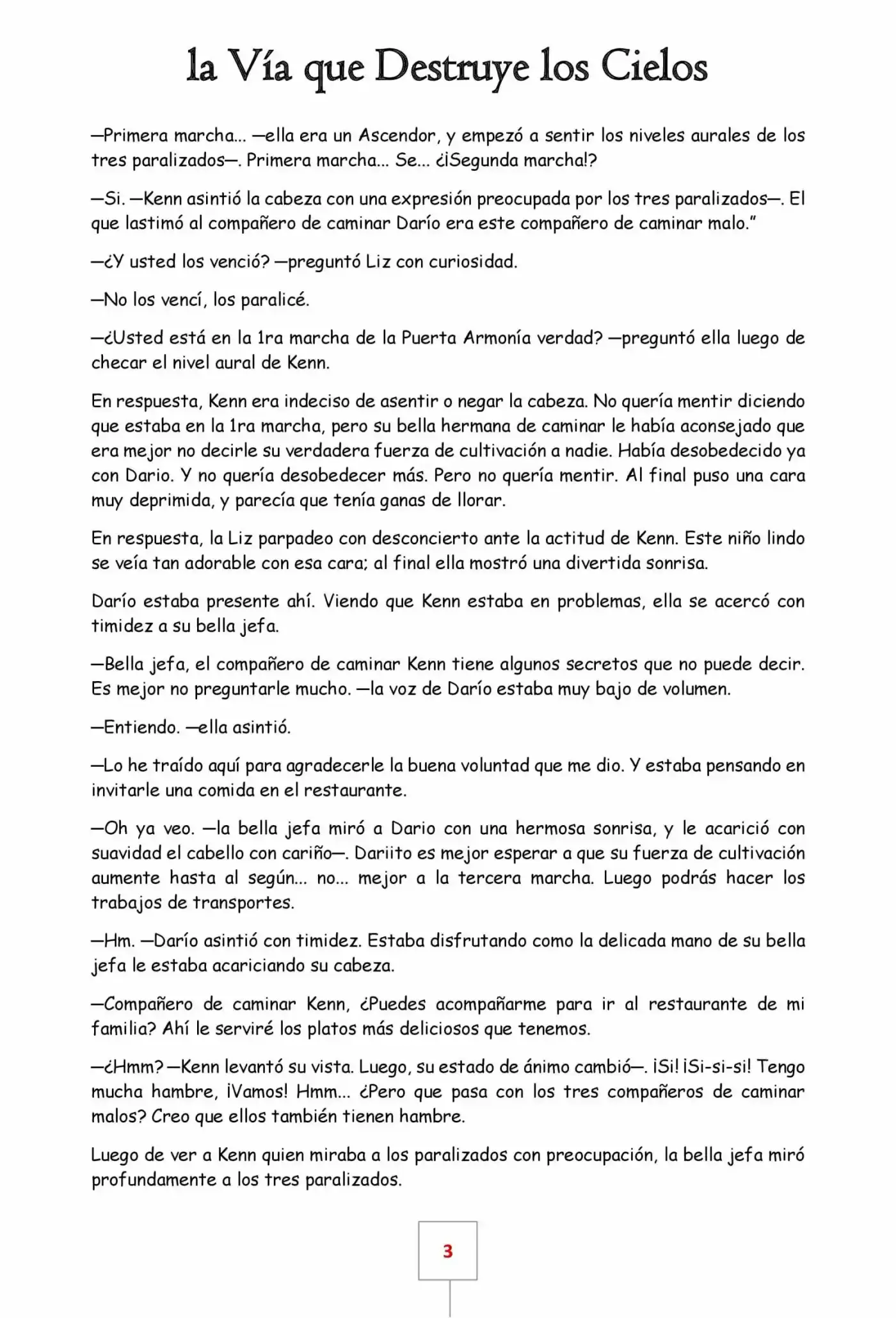 La Vía Que Destruye Los Cielos (Novela) - Capítulo 26 - Página 3 - LectorTMOo