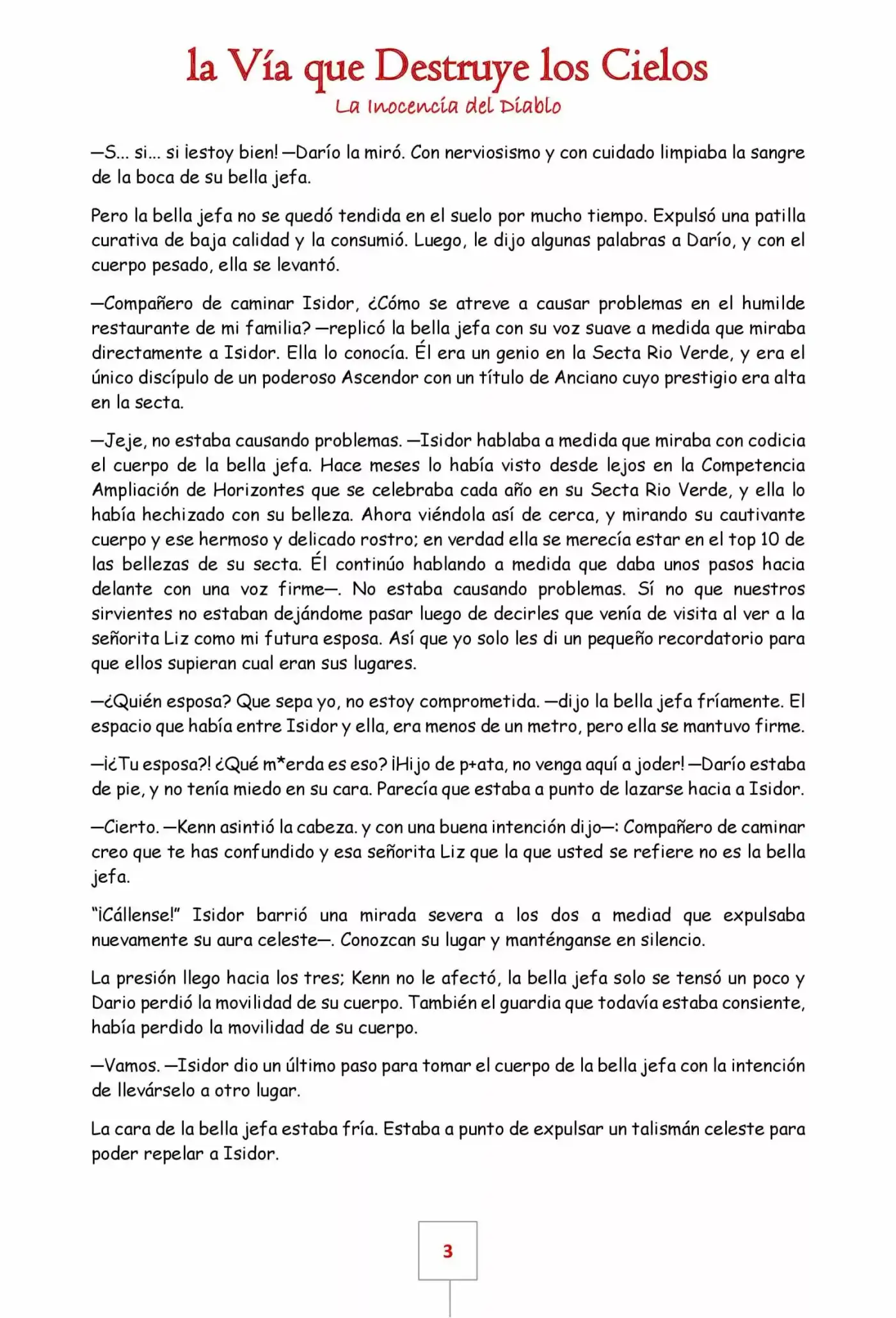 La Vía Que Destruye Los Cielos (Novela) - Capítulo 27 - Página 3 - LectorTMOo